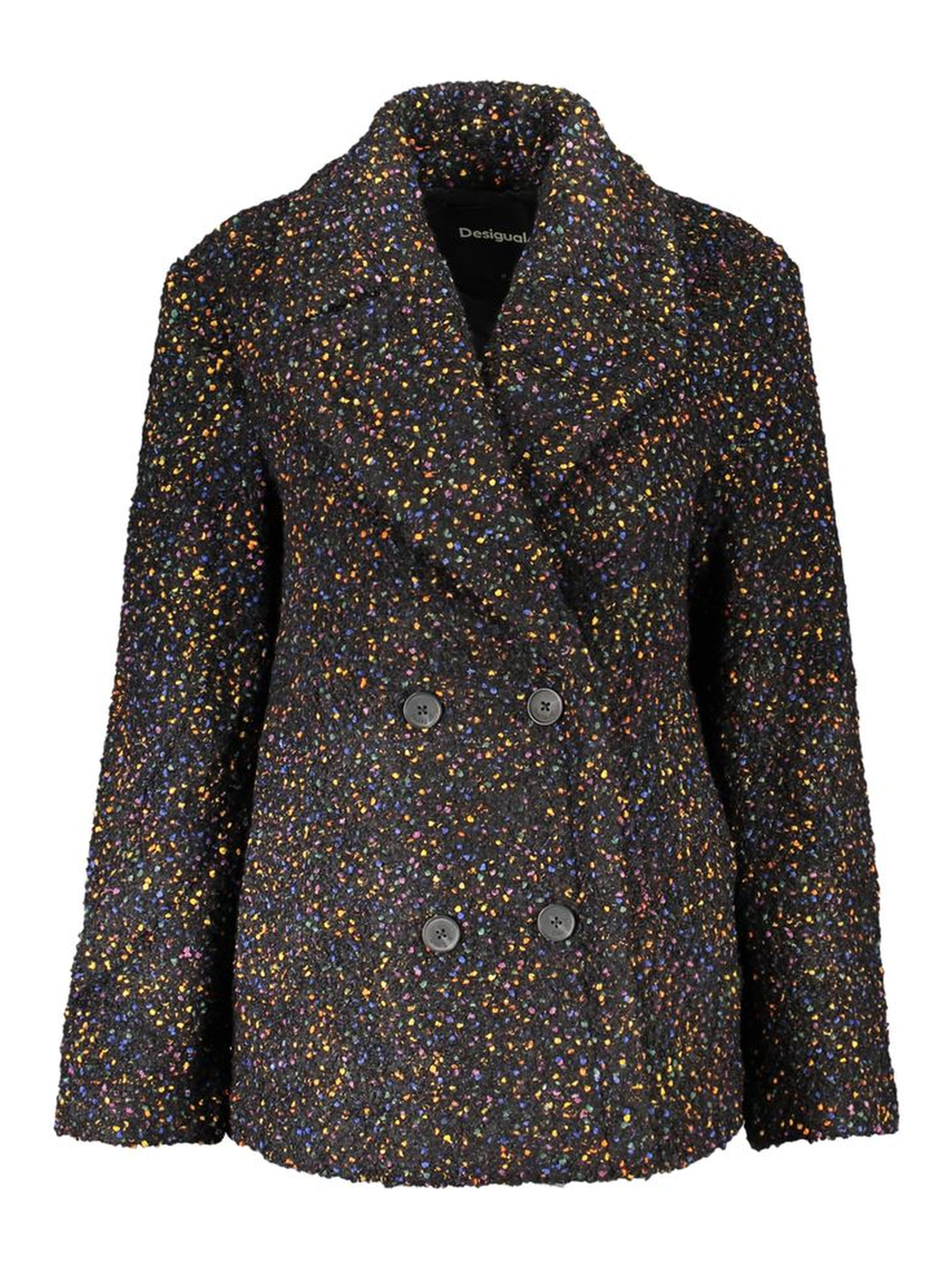 Black Polyester Women's Jacket