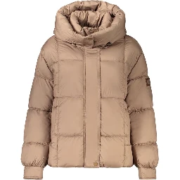 Brown Polyester Women's Jacket