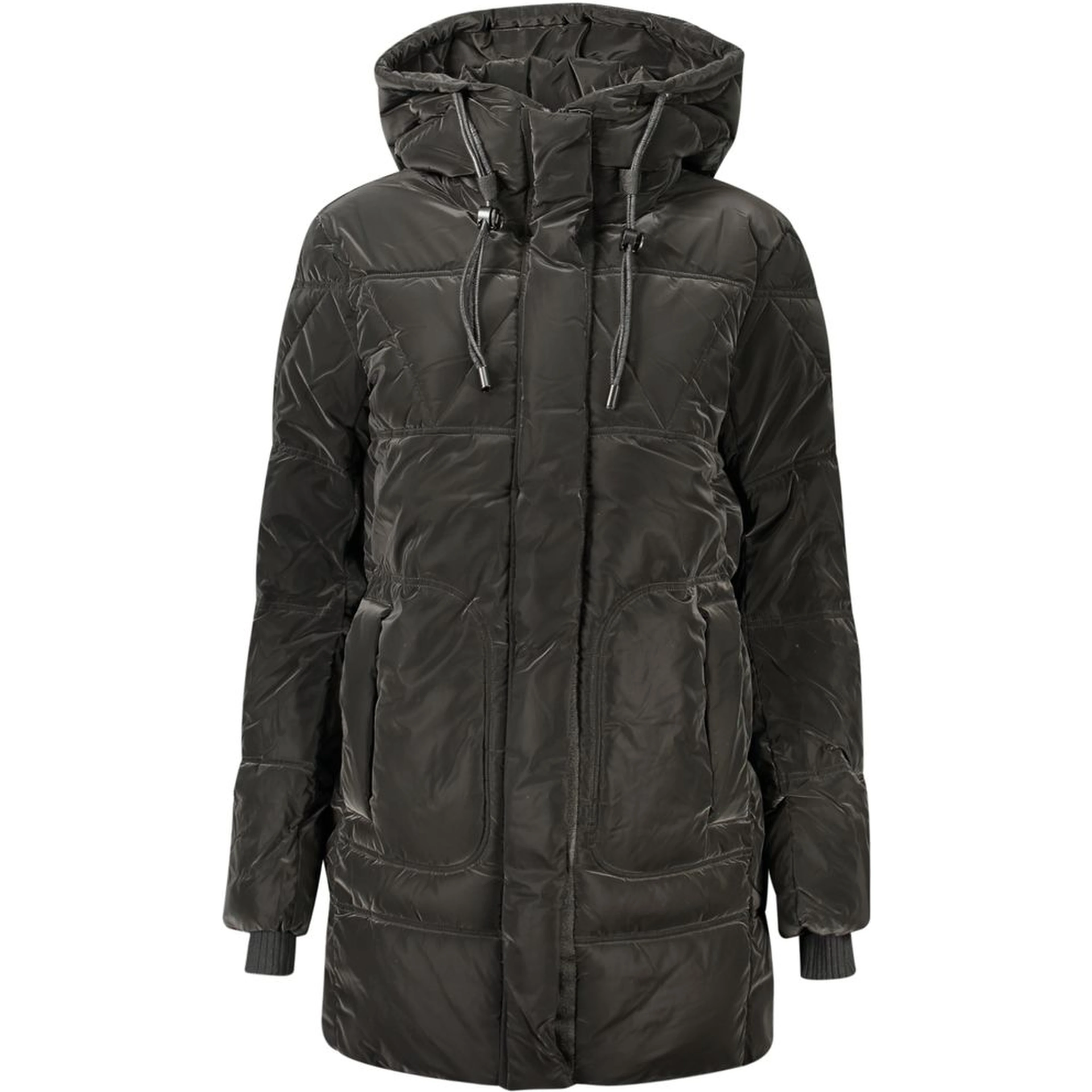 Black Polyurethane Women's Jacket