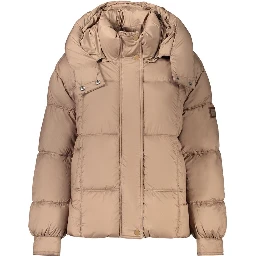 Brown Polyester Women's Jacket