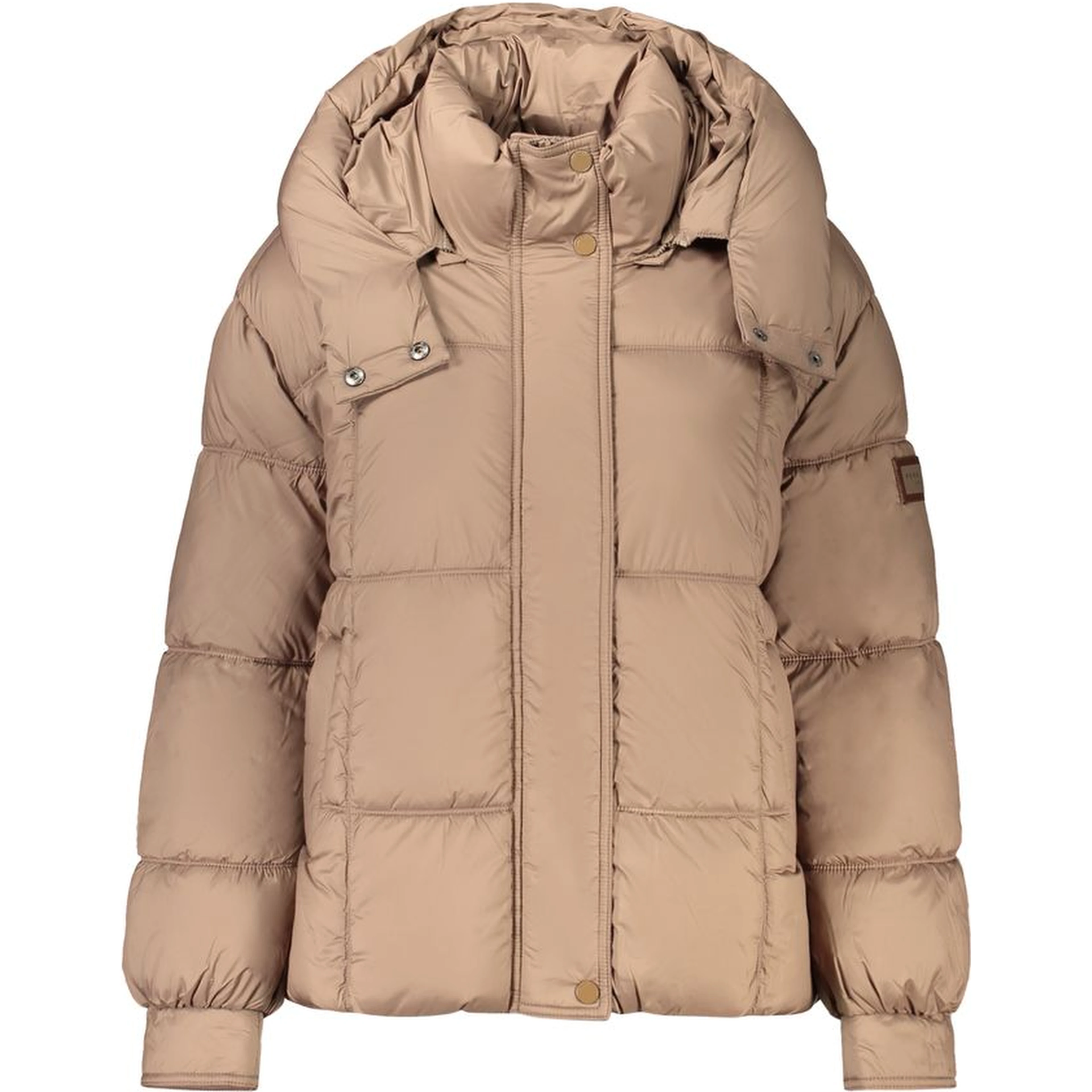 Brown Polyester Women's Jacket