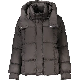 Black Polyester Women's Jacket