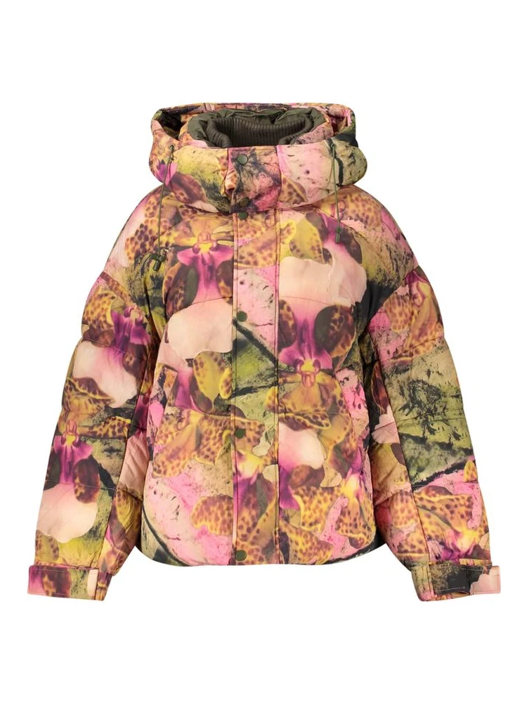 Pink Polyamide Womens Jacket