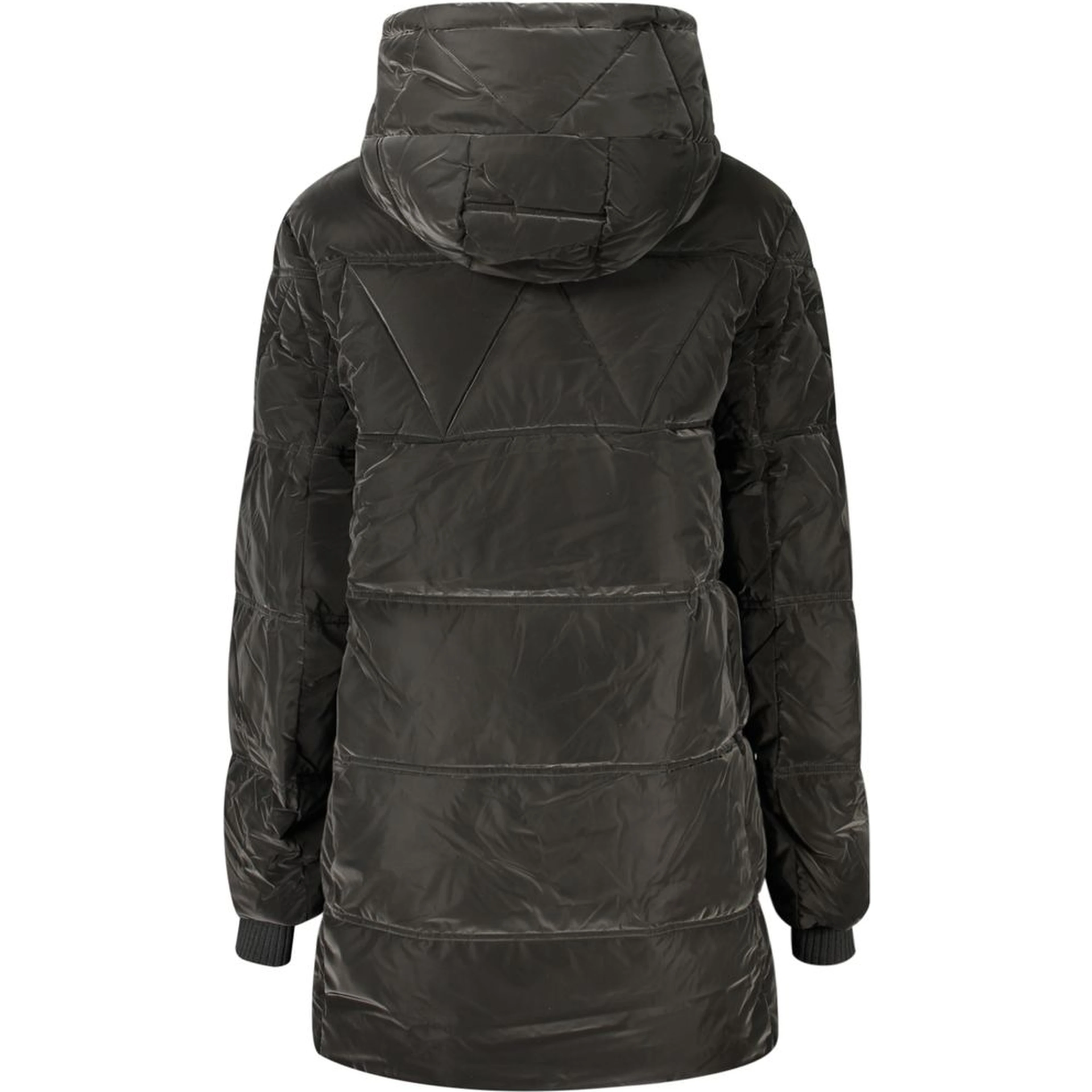 Black Polyurethane Women's Jacket