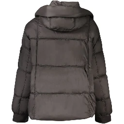 Black Polyester Women's Jacket