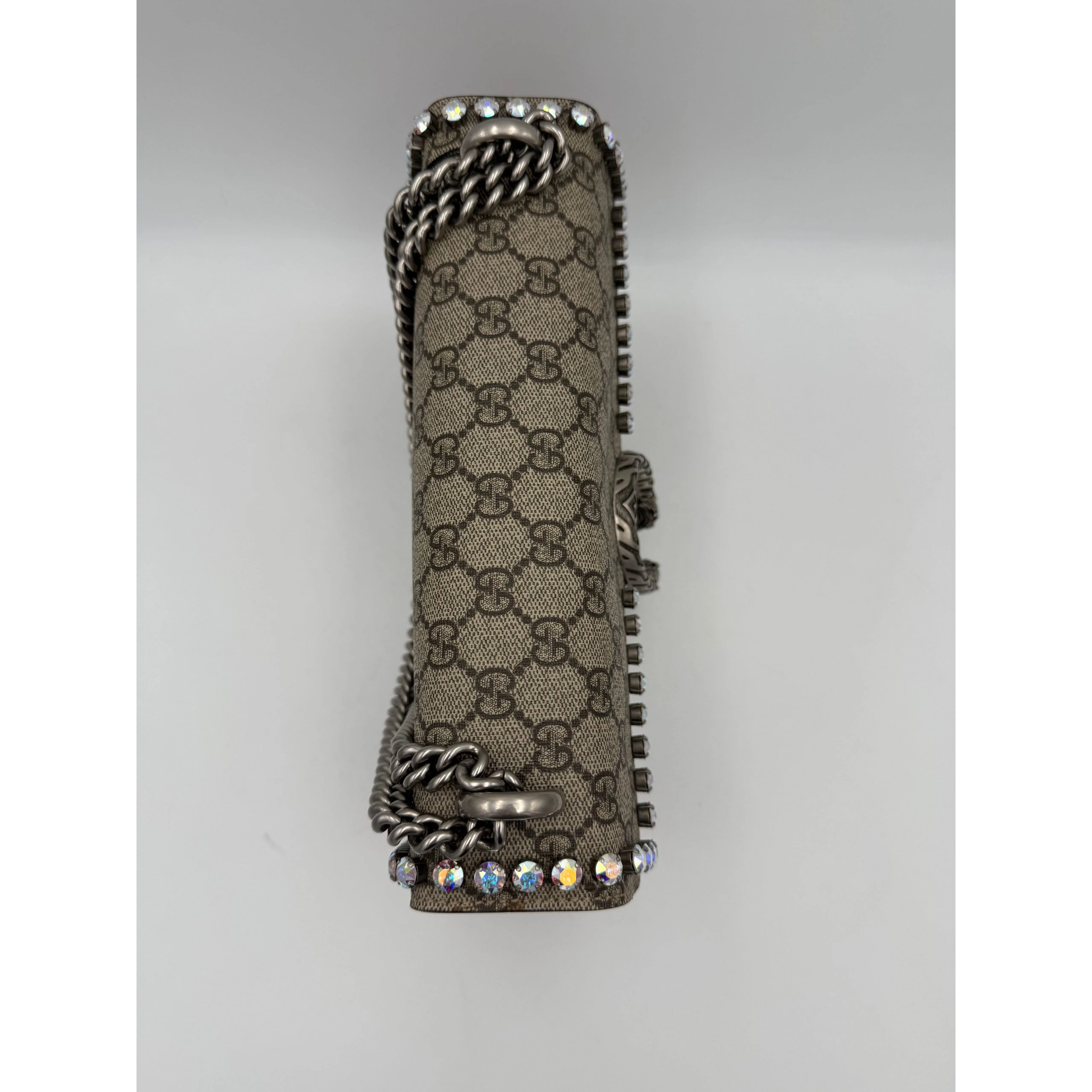 GUCCI DIONYSUS GG Supreme with Diamonds Handbag