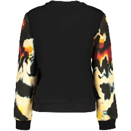 Black Cotton Women's Sweatshirt