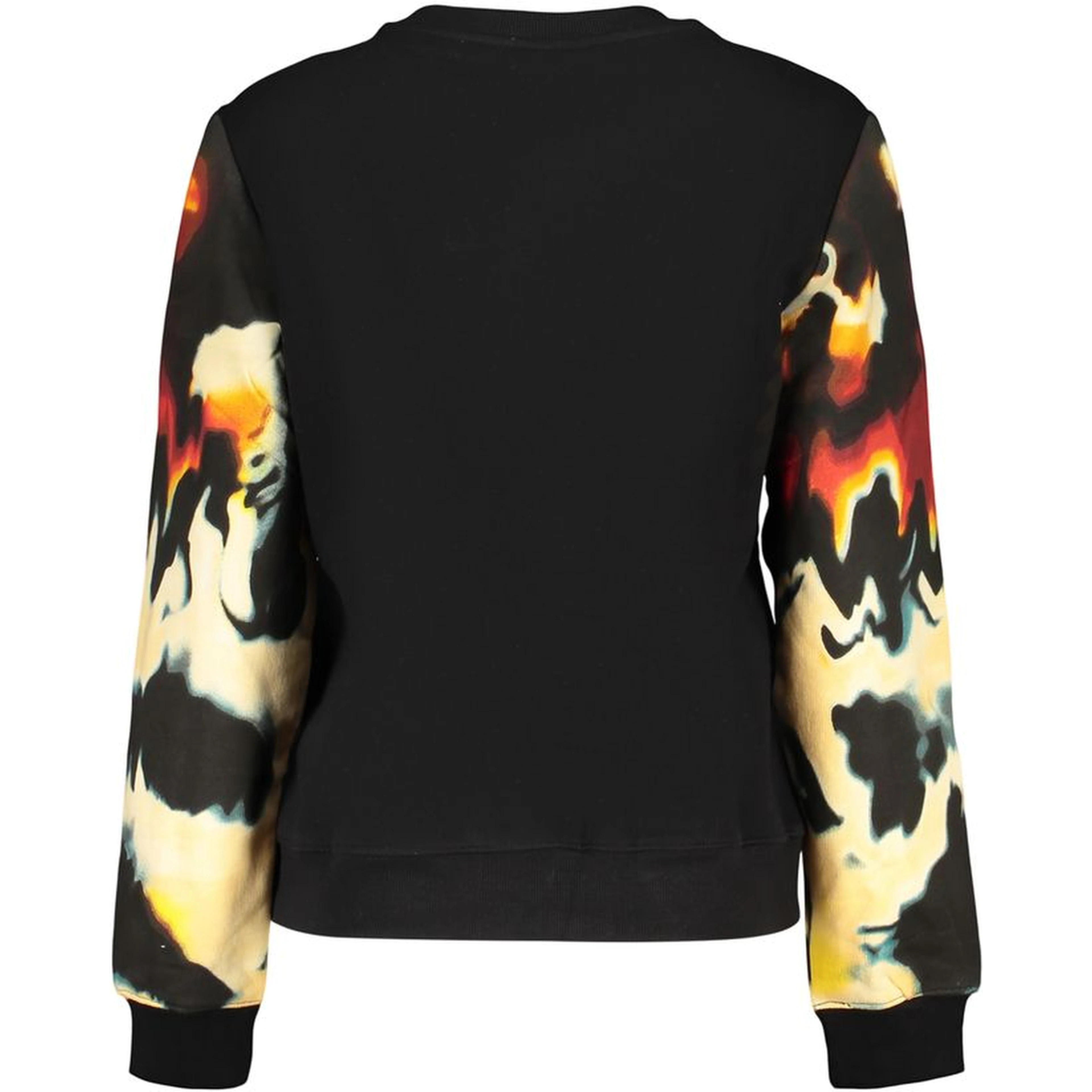 Black Cotton Women's Sweatshirt