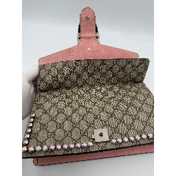 GUCCI DIONYSUS GG Supreme with Diamonds Handbag