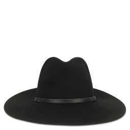 Black Wool Oves Aries Fedora