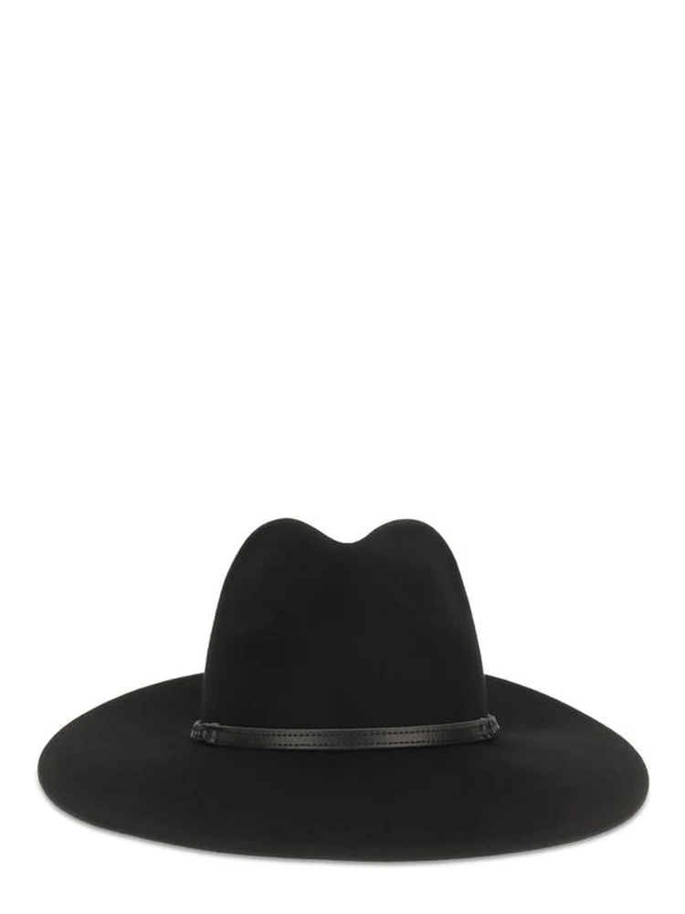 Black Wool Oves Aries Fedora