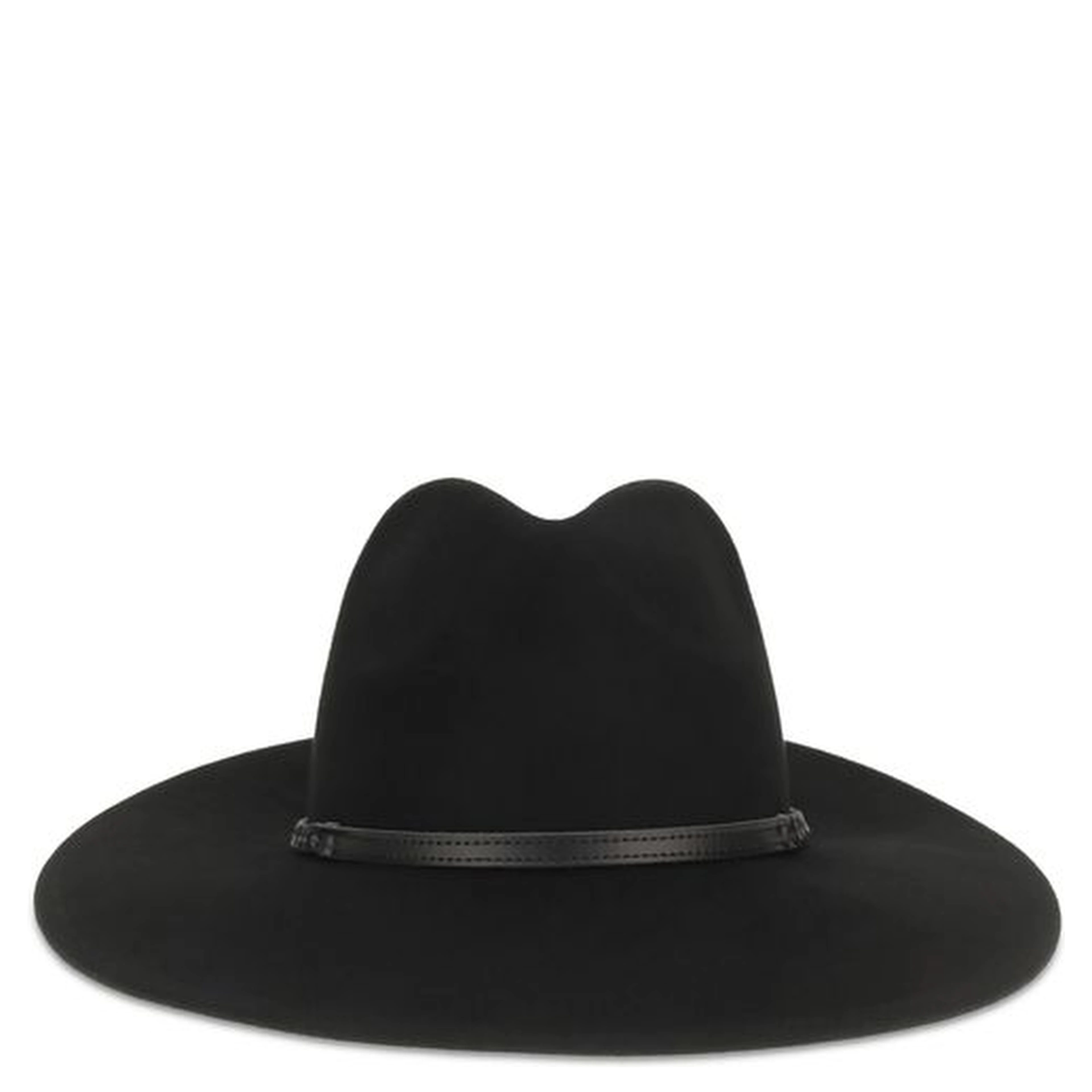 Black Wool Oves Aries Fedora