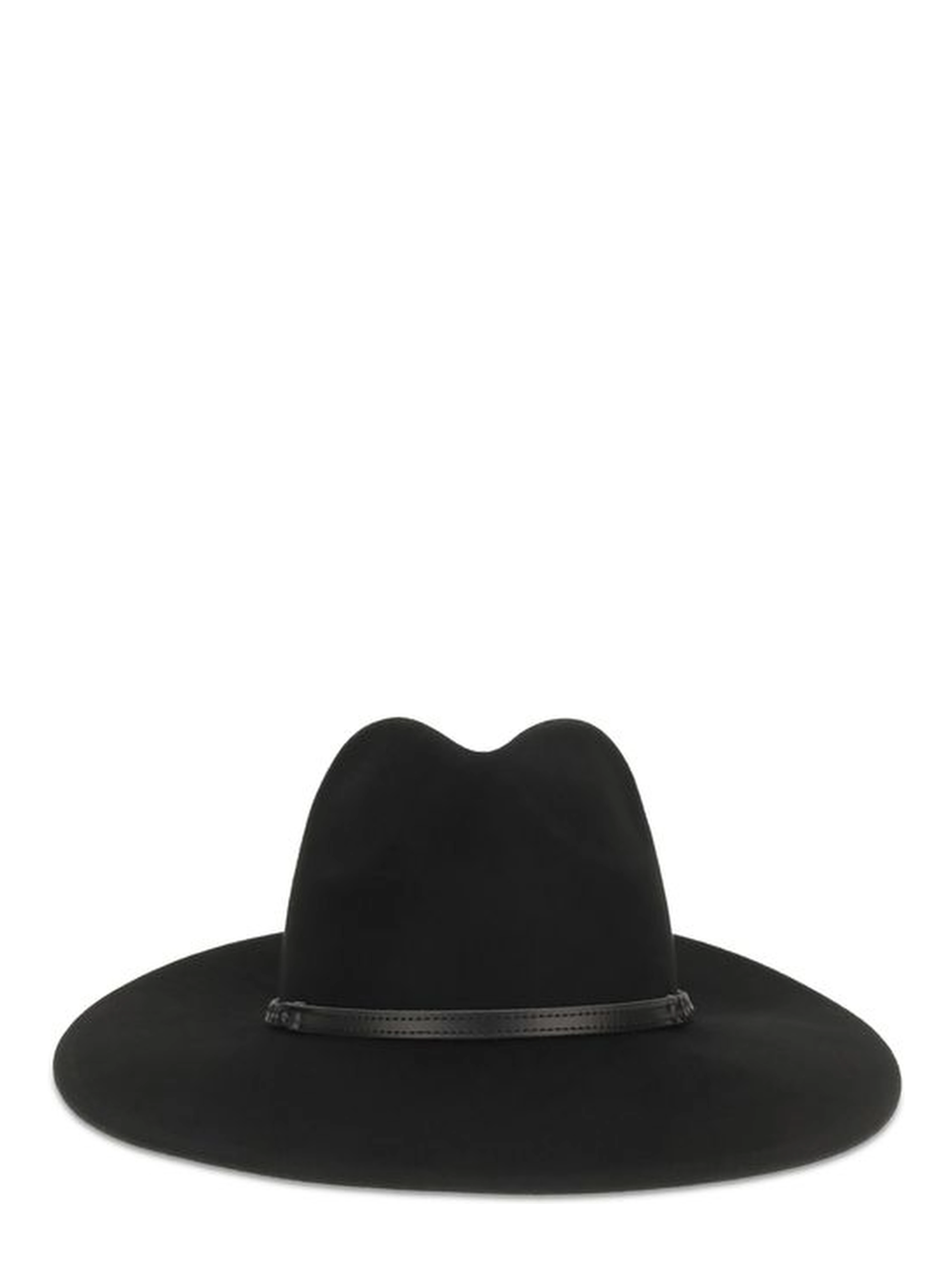 Black Wool Oves Aries Fedora