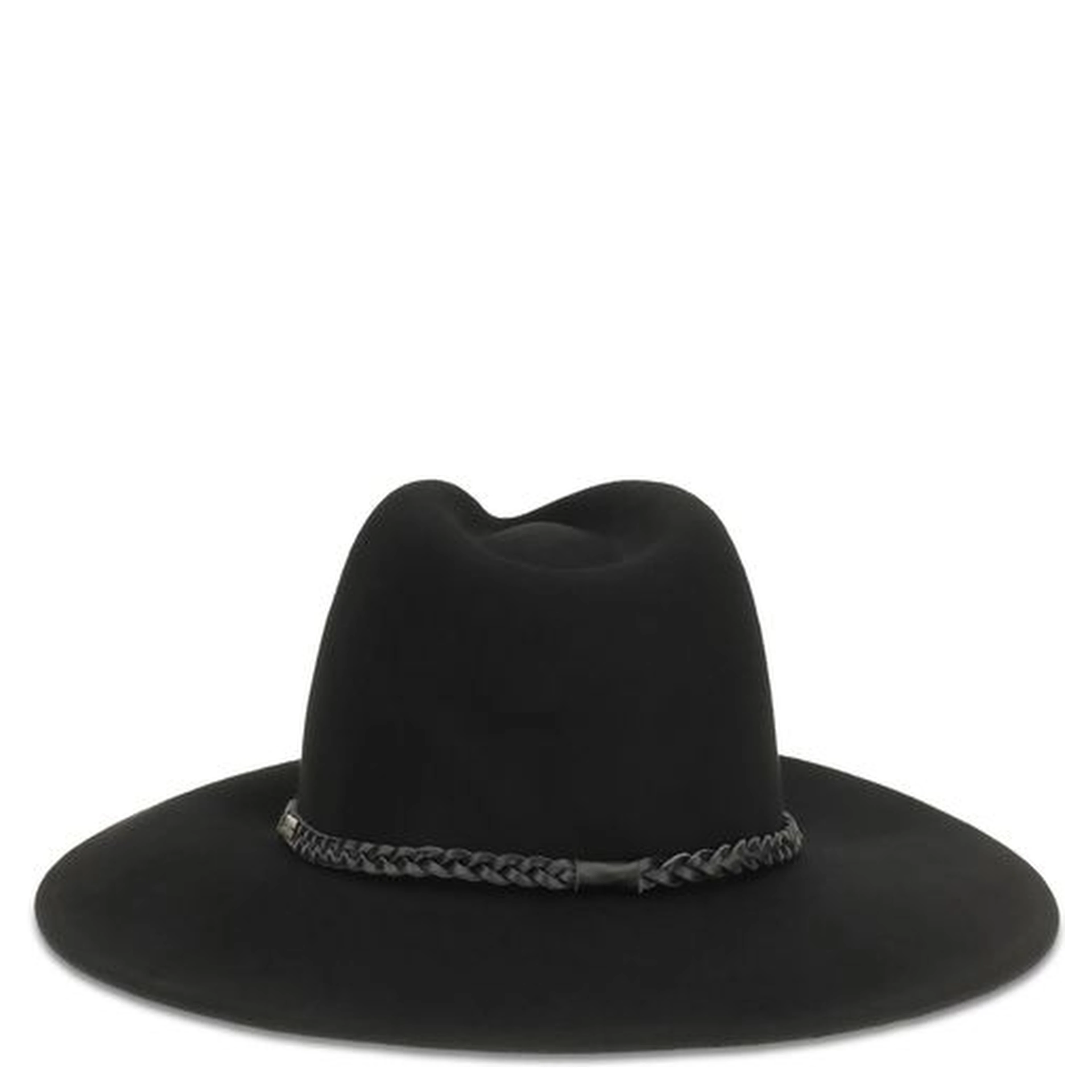 Black Wool Oves Aries Fedora