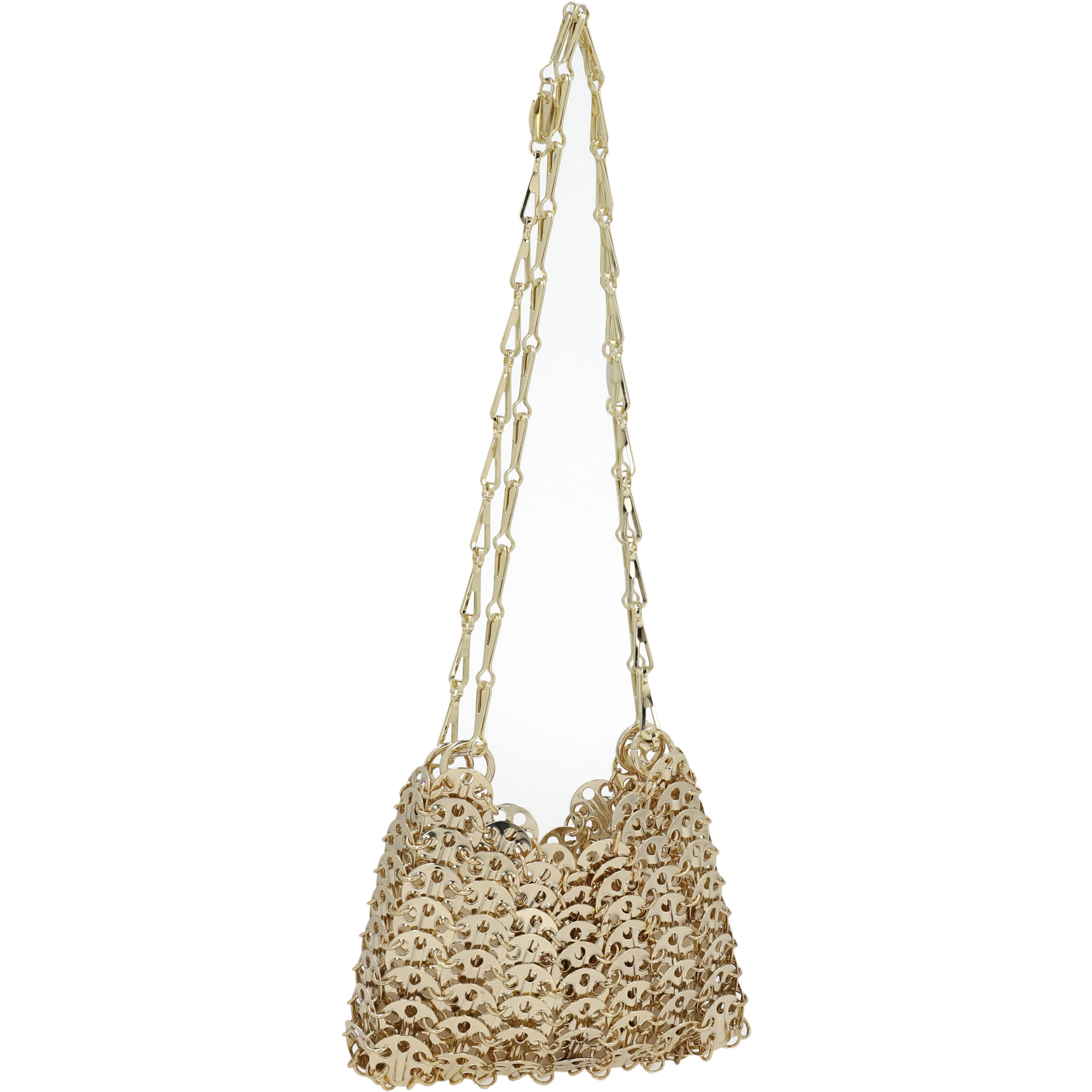 Gold Brass Shoulder Bag