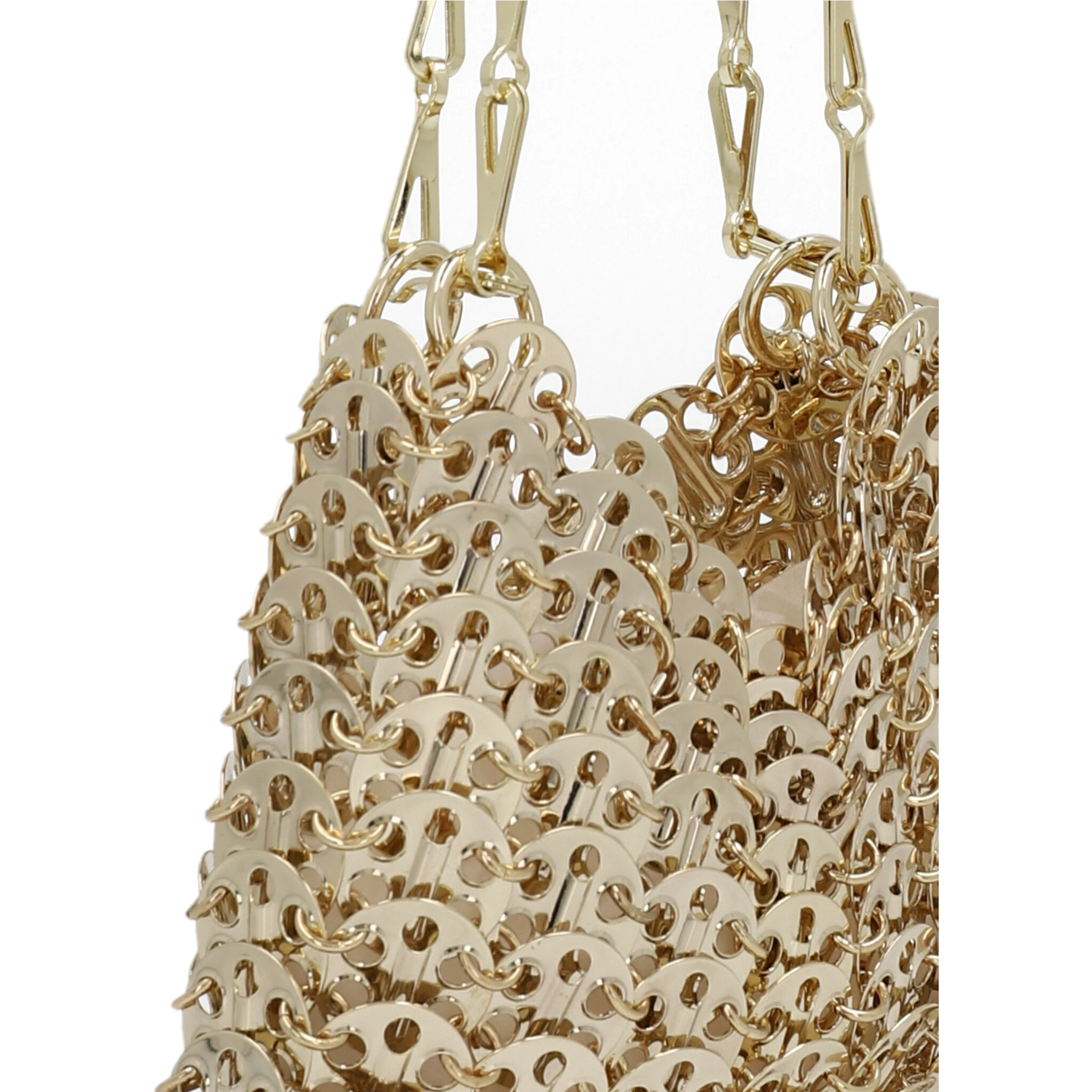 Gold Brass Shoulder Bag