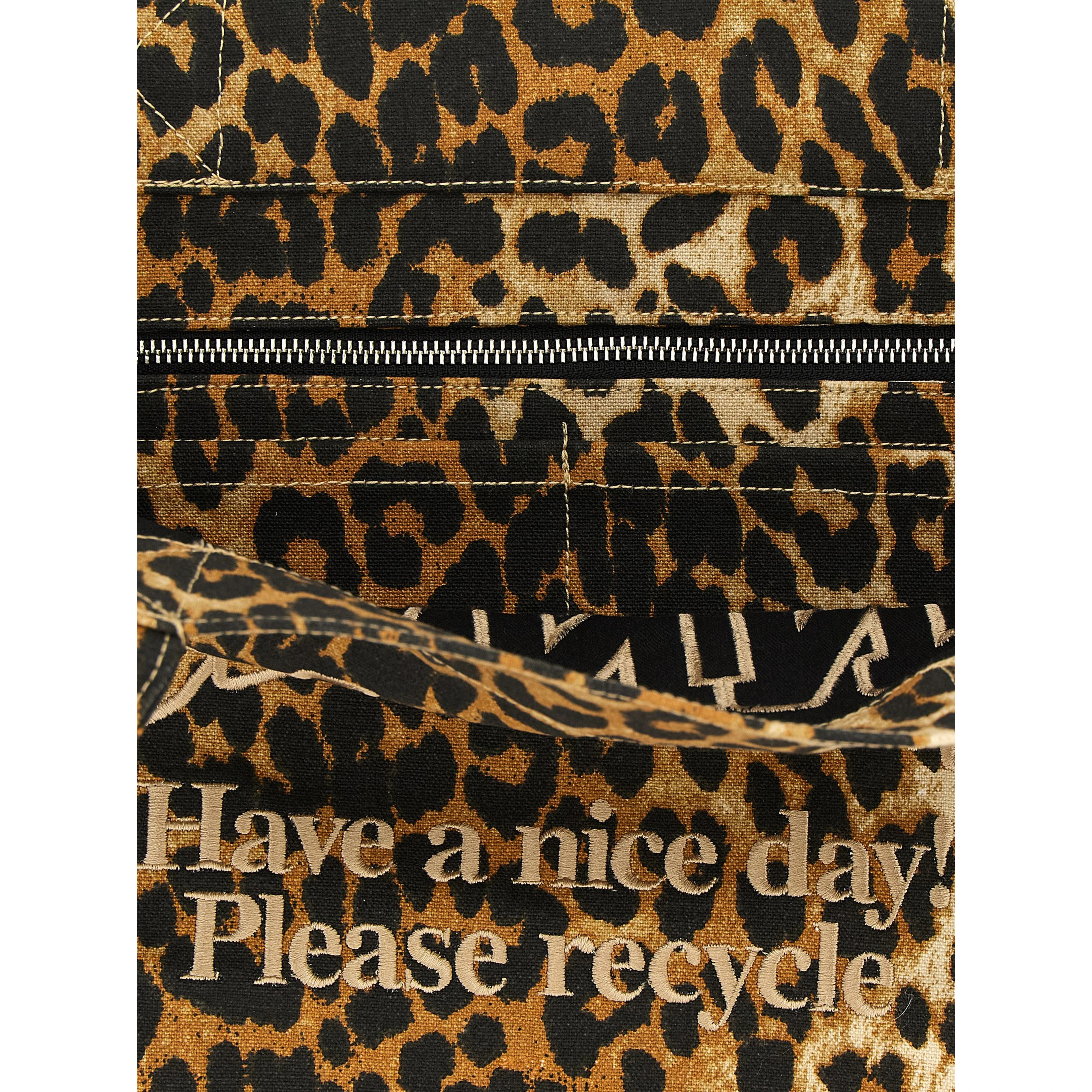 Brown Recycled Cotton Tote Bag
