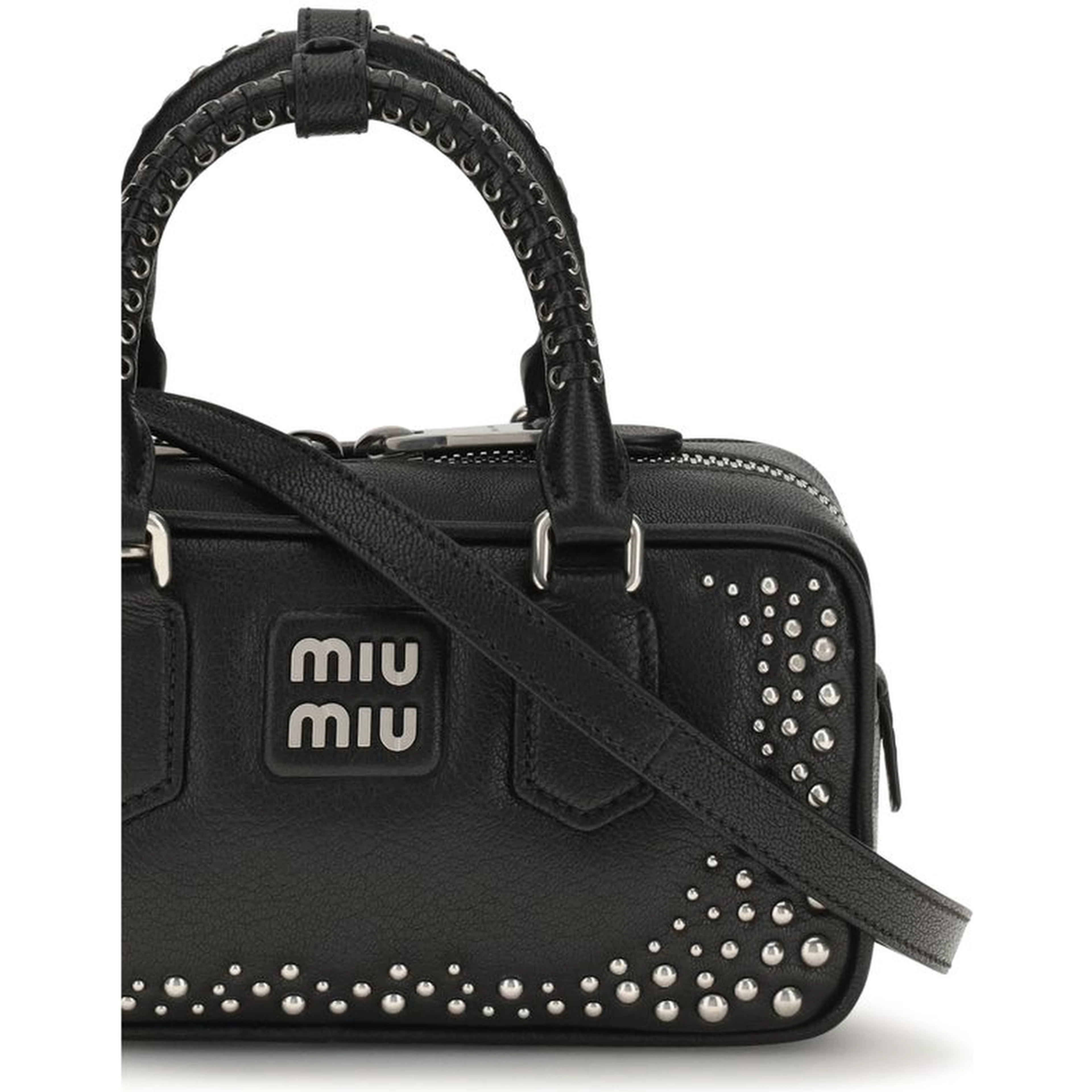 Black Calf Leather Bos Taurus Shoulder Bag