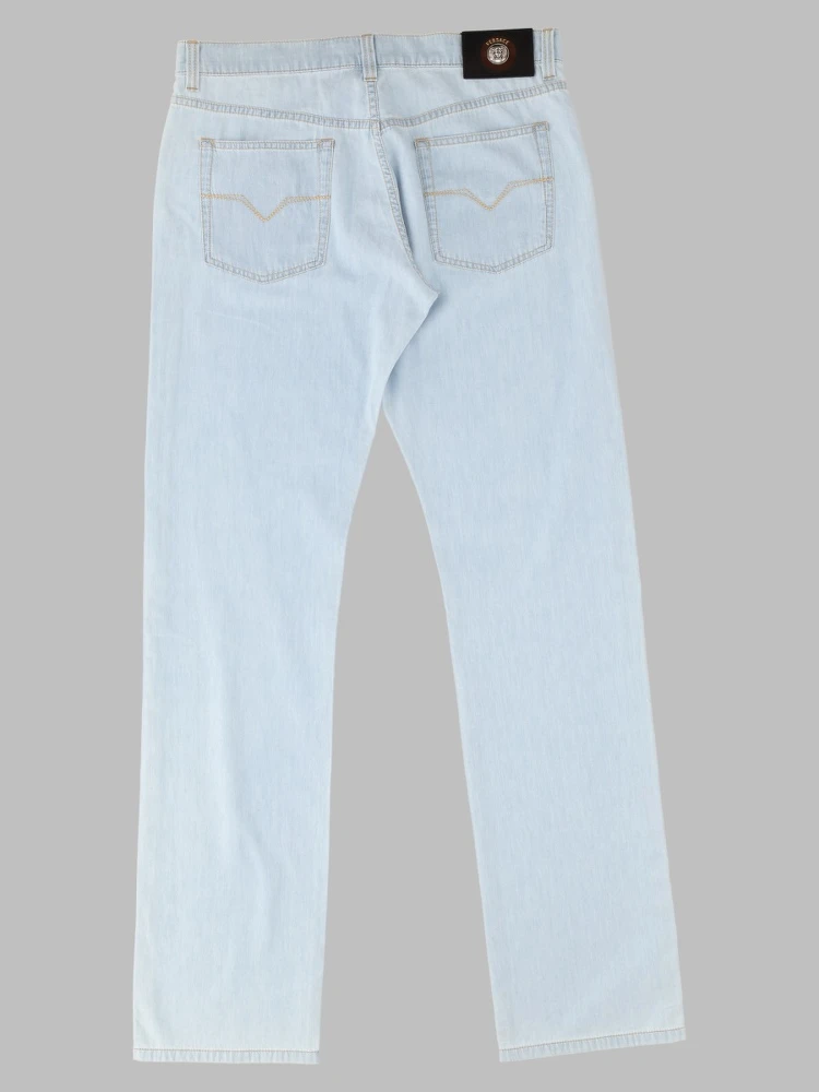 Jeans In Denim Di Cotone alternative