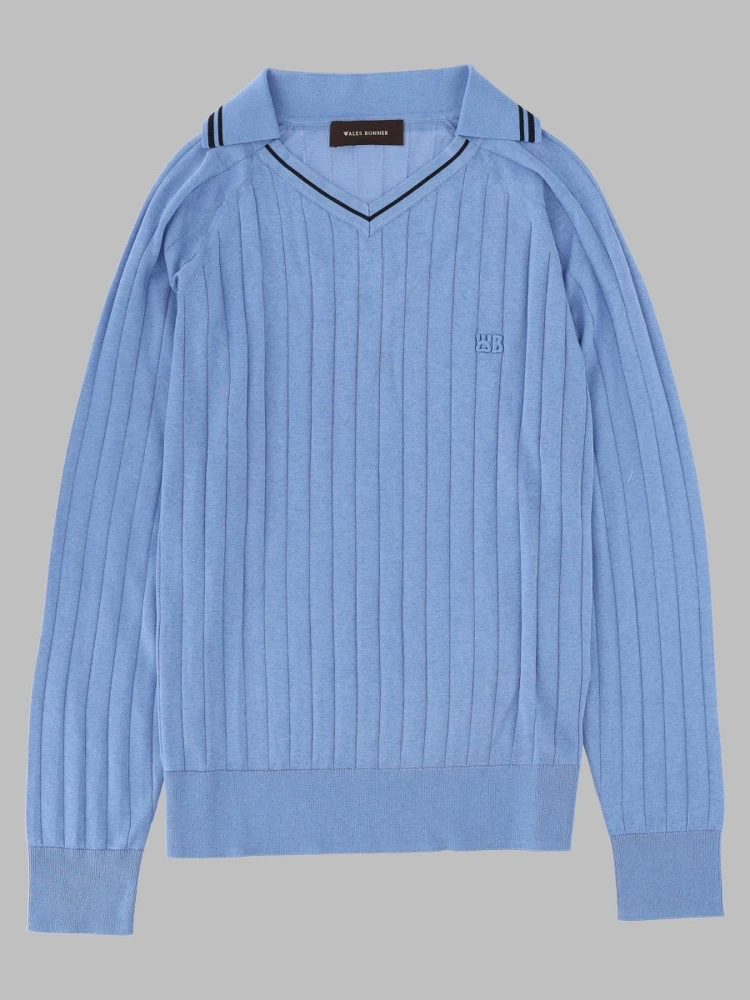Polo a Coste con Scollo a V