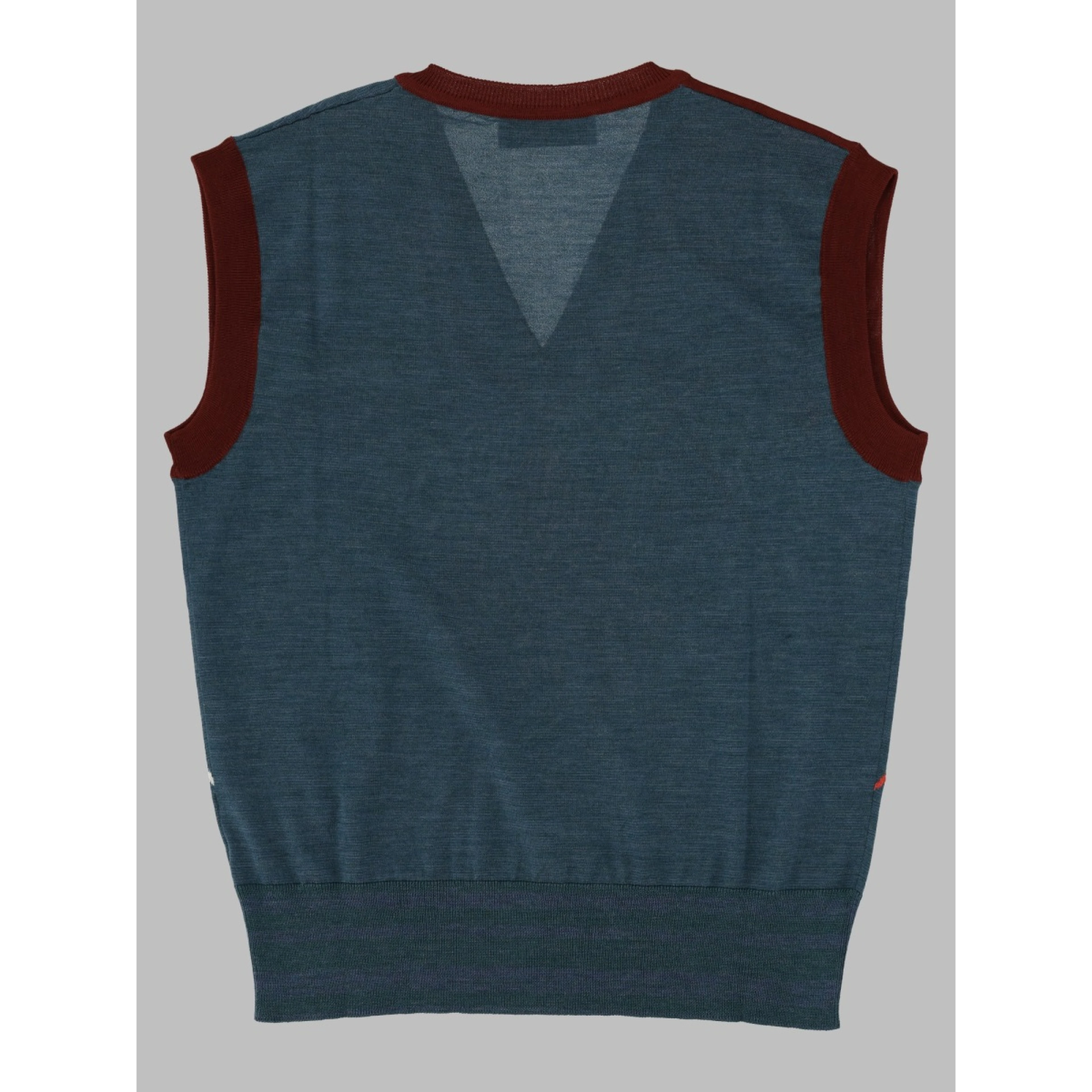 Gilet "Argyle" in Lana