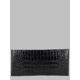 Clutch in Pelle Effetto Coccodrillo