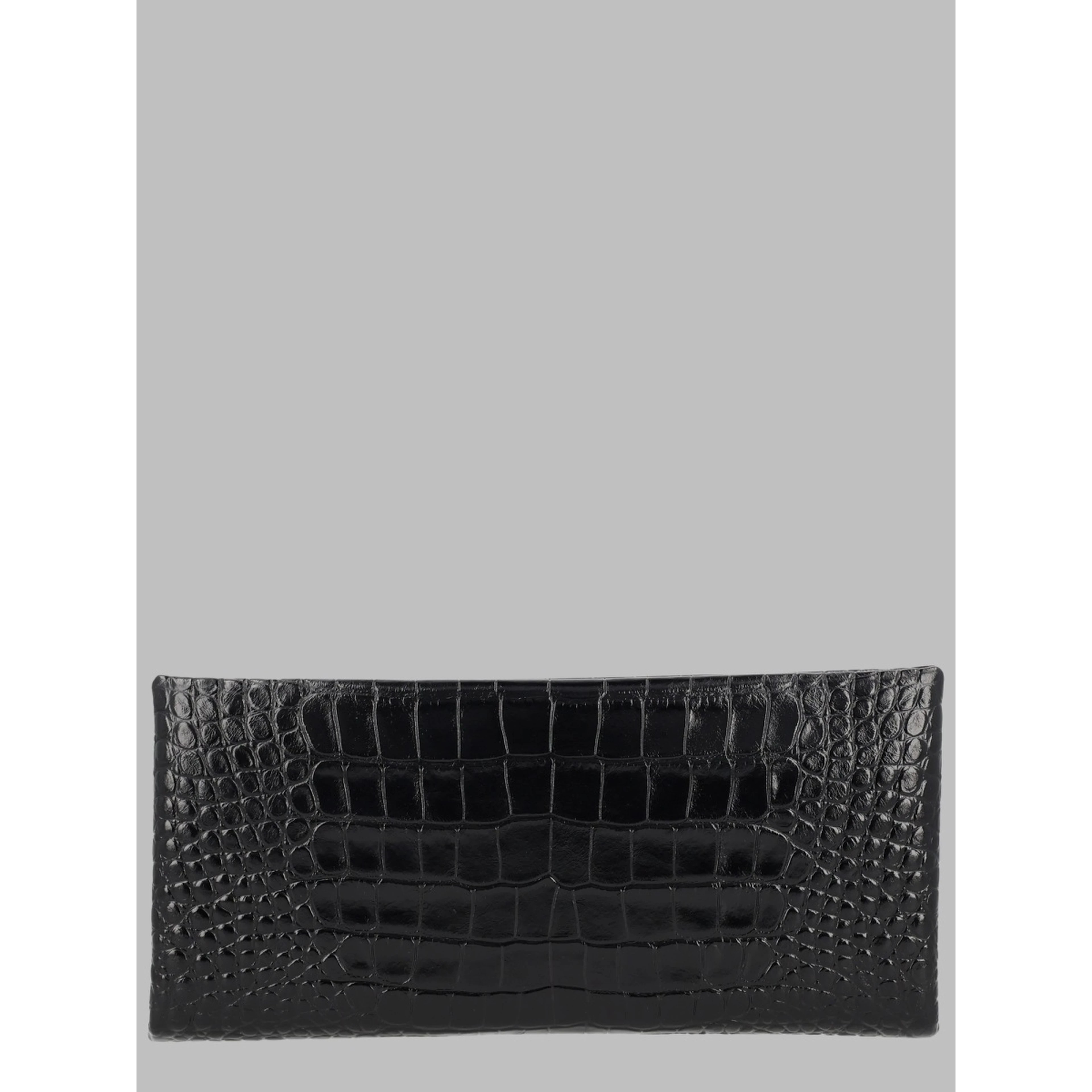 Clutch in Pelle Effetto Coccodrillo