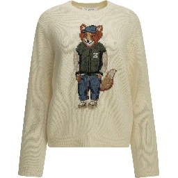 "Dressed Fox" Crew-Neck Sweater