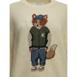 "Dressed Fox" Crew-Neck Sweater