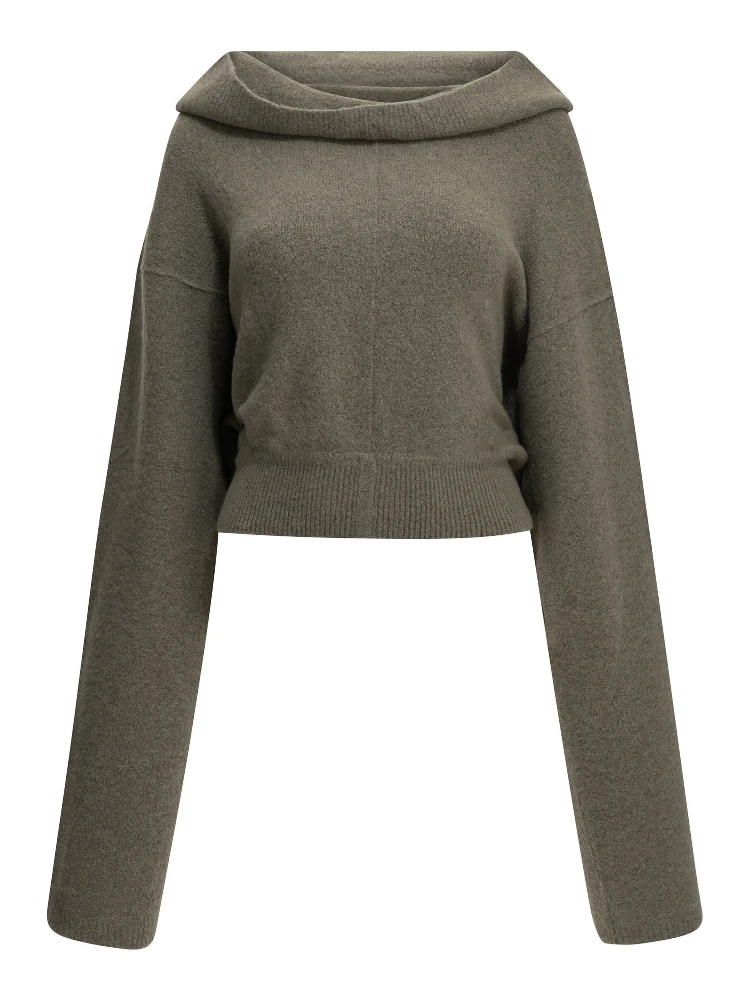 Cashmere-blend hooded sweater