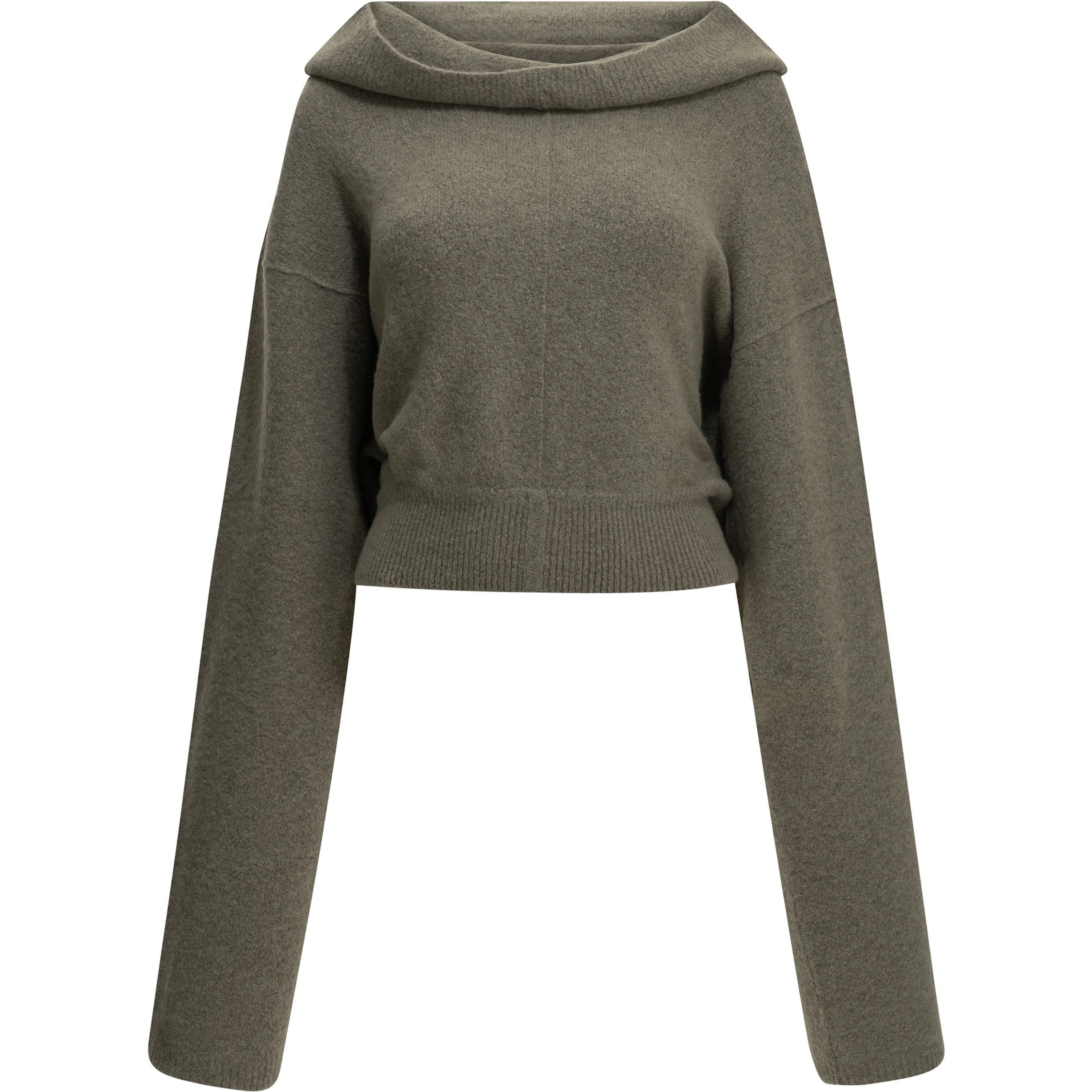 Cashmere-blend hooded sweater