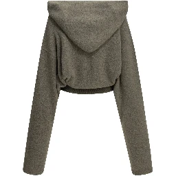 Cashmere-blend hooded sweater