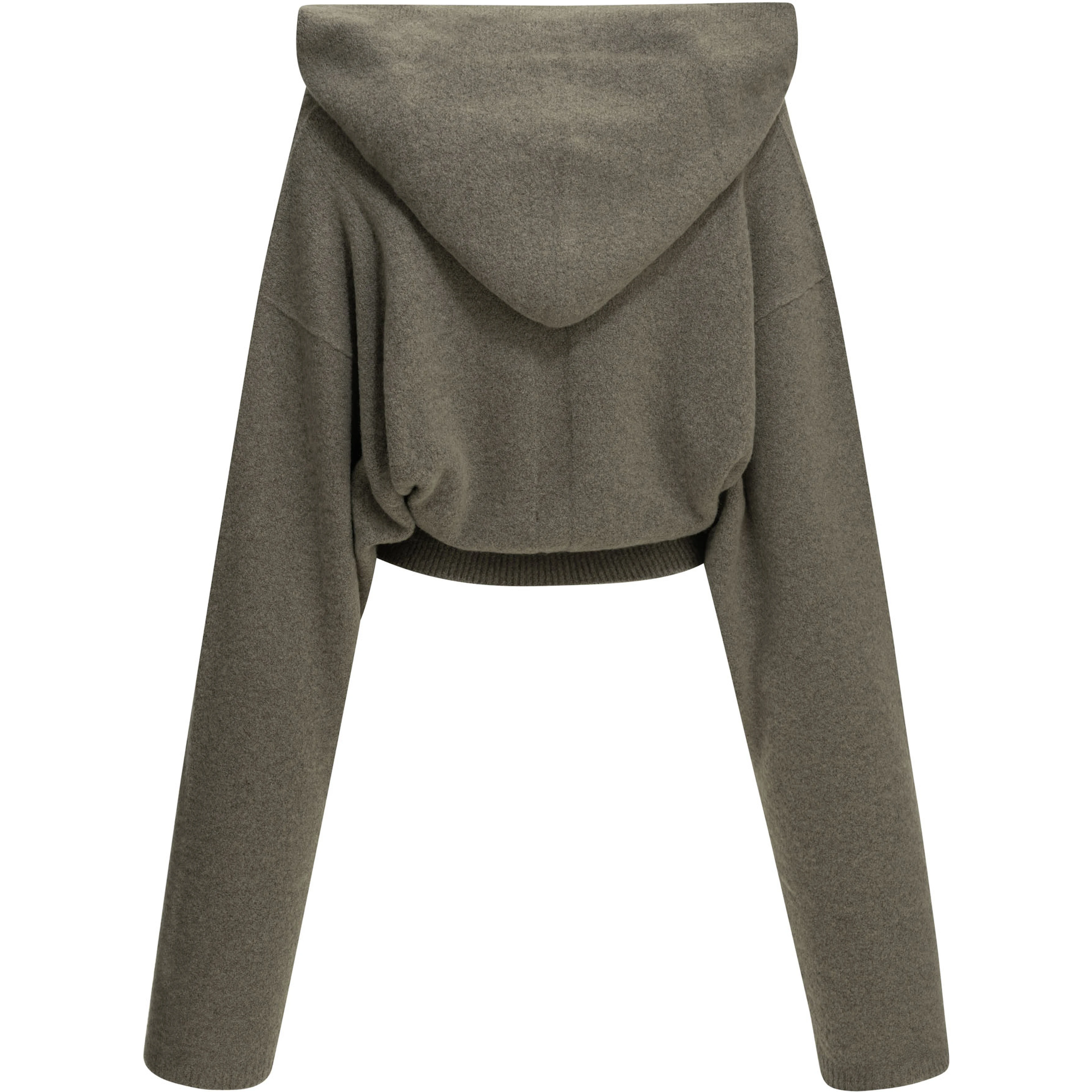 Cashmere-blend hooded sweater