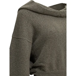 Cashmere-blend hooded sweater
