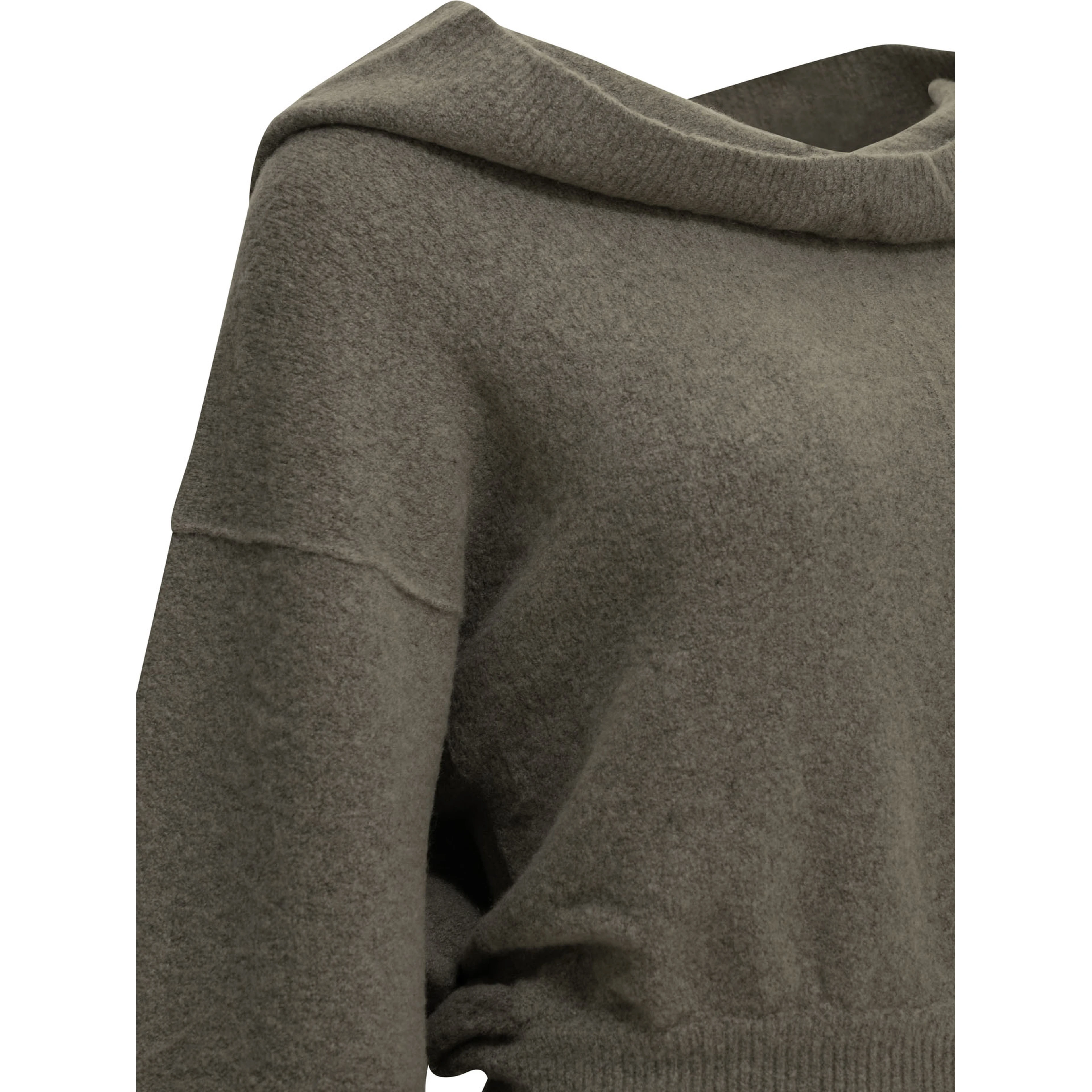 Cashmere-blend hooded sweater