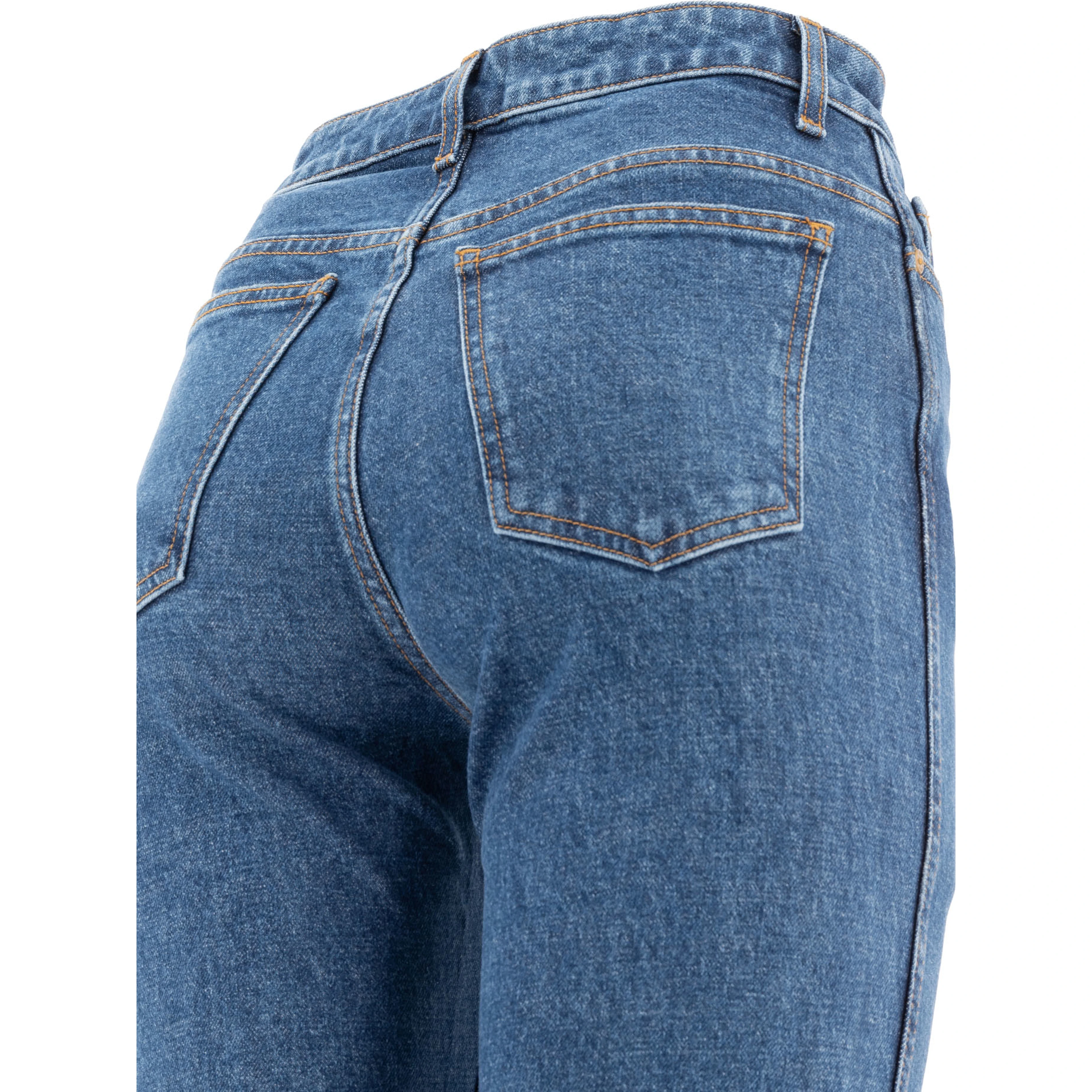 "Danielle" Straight-Leg Jeans