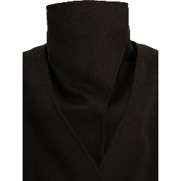 Short virgin wool coat