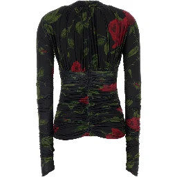 MAGLIA FIORE SCOLLO A V