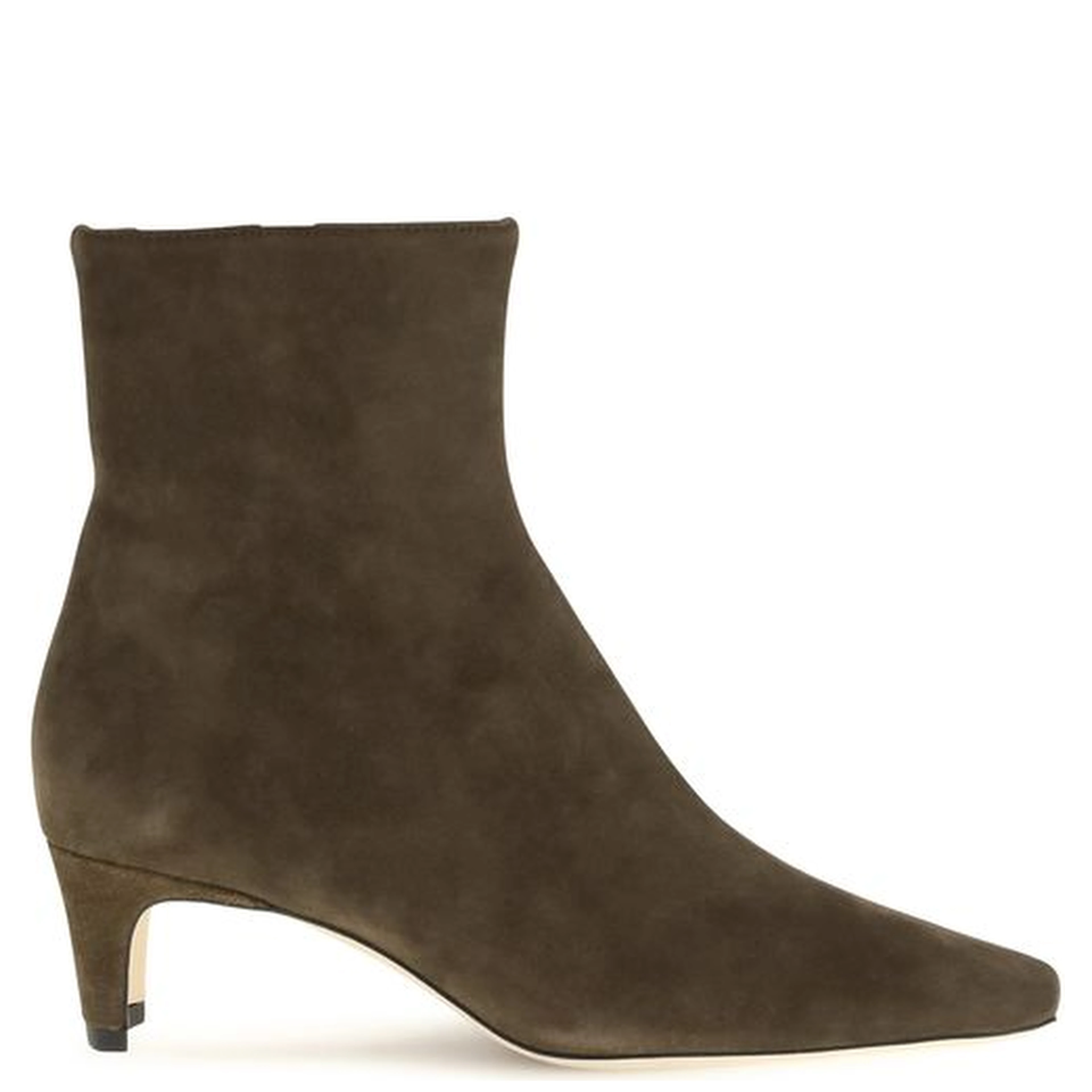 Black Calf Leather Bos Taurus Ankle Boots