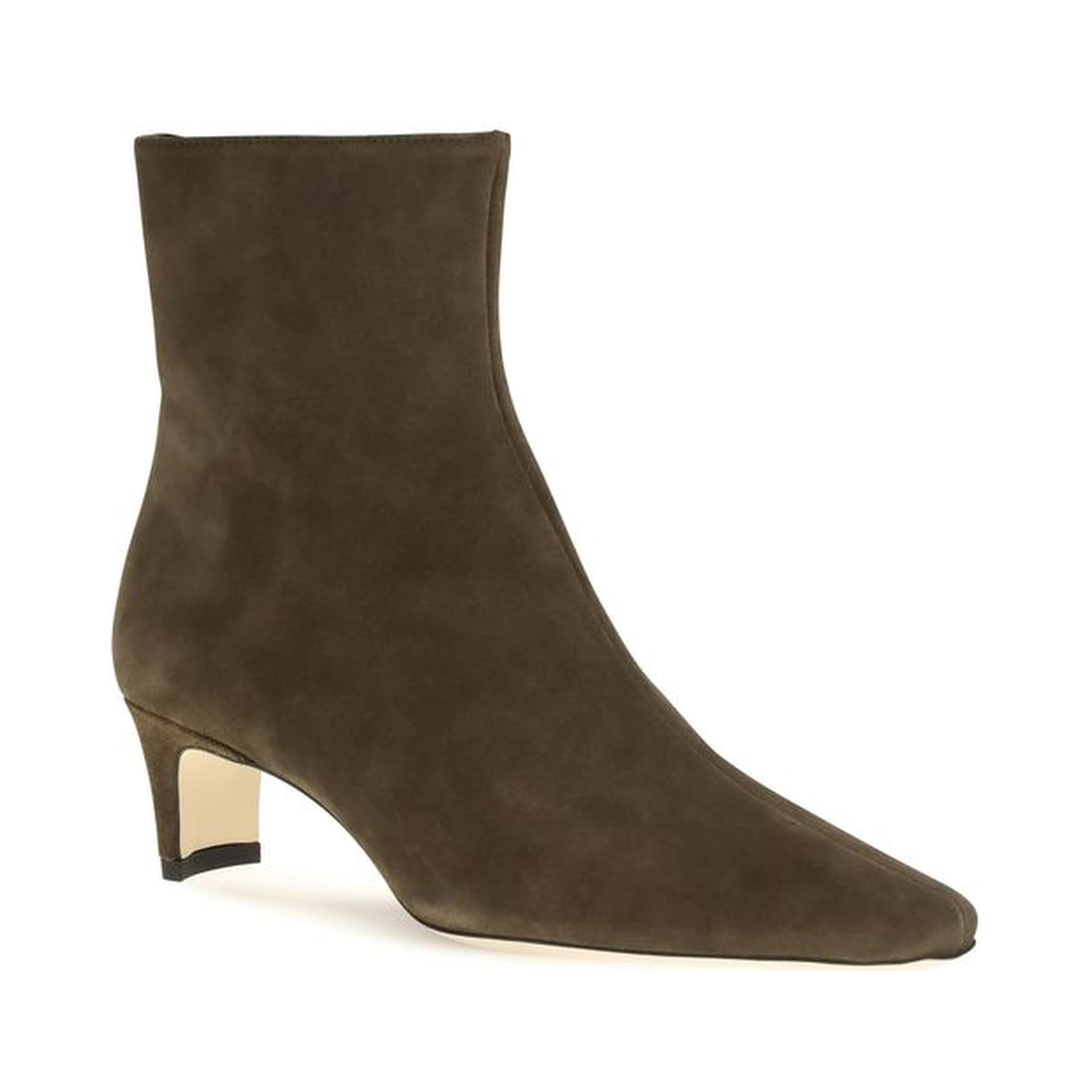 Black Calf Leather Bos Taurus Ankle Boots