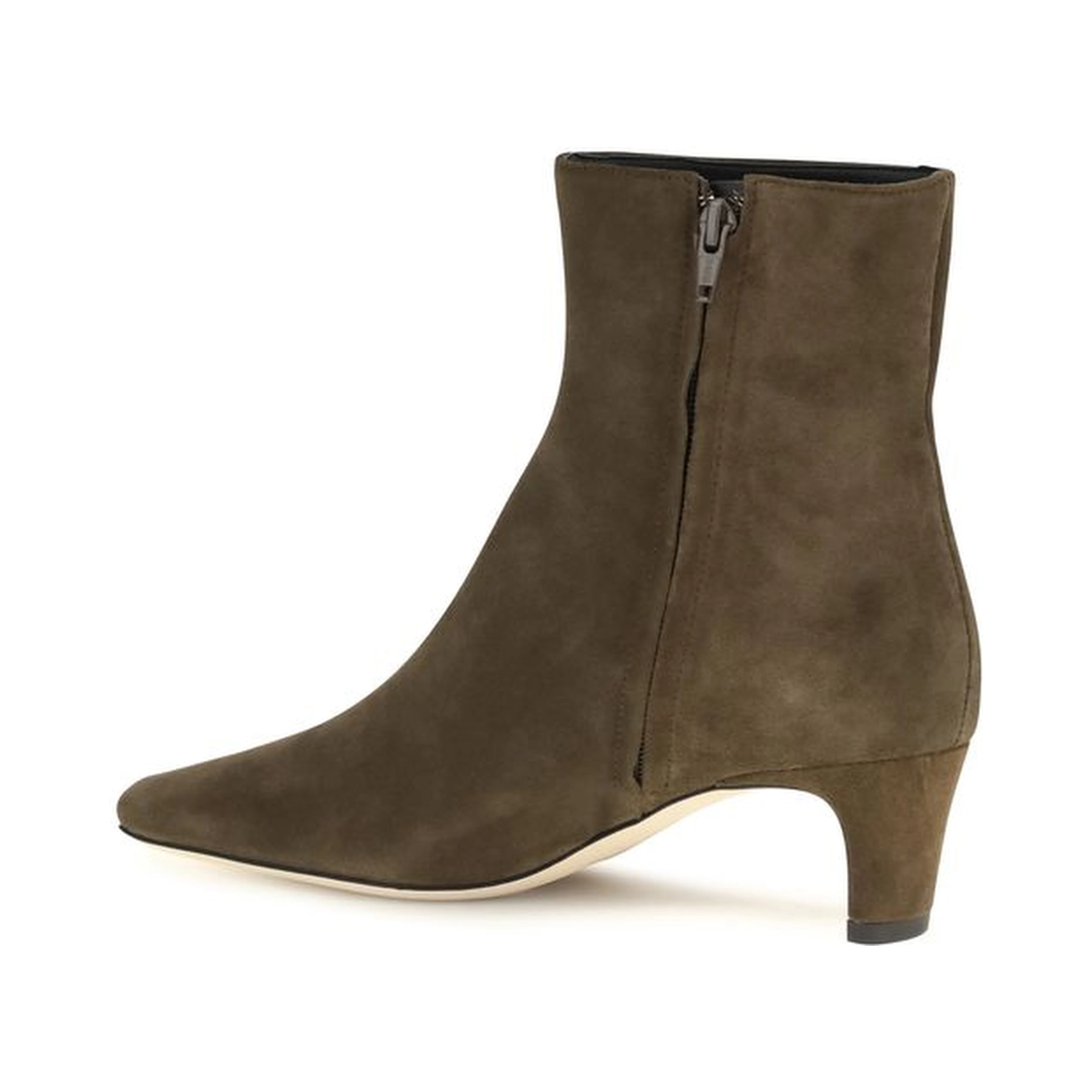 Black Calf Leather Bos Taurus Ankle Boots