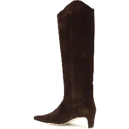 Brown Calf Leather Bos Taurus High Heel Boots