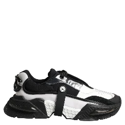 White Black Logo Airmaster Men Sneakers Shoes