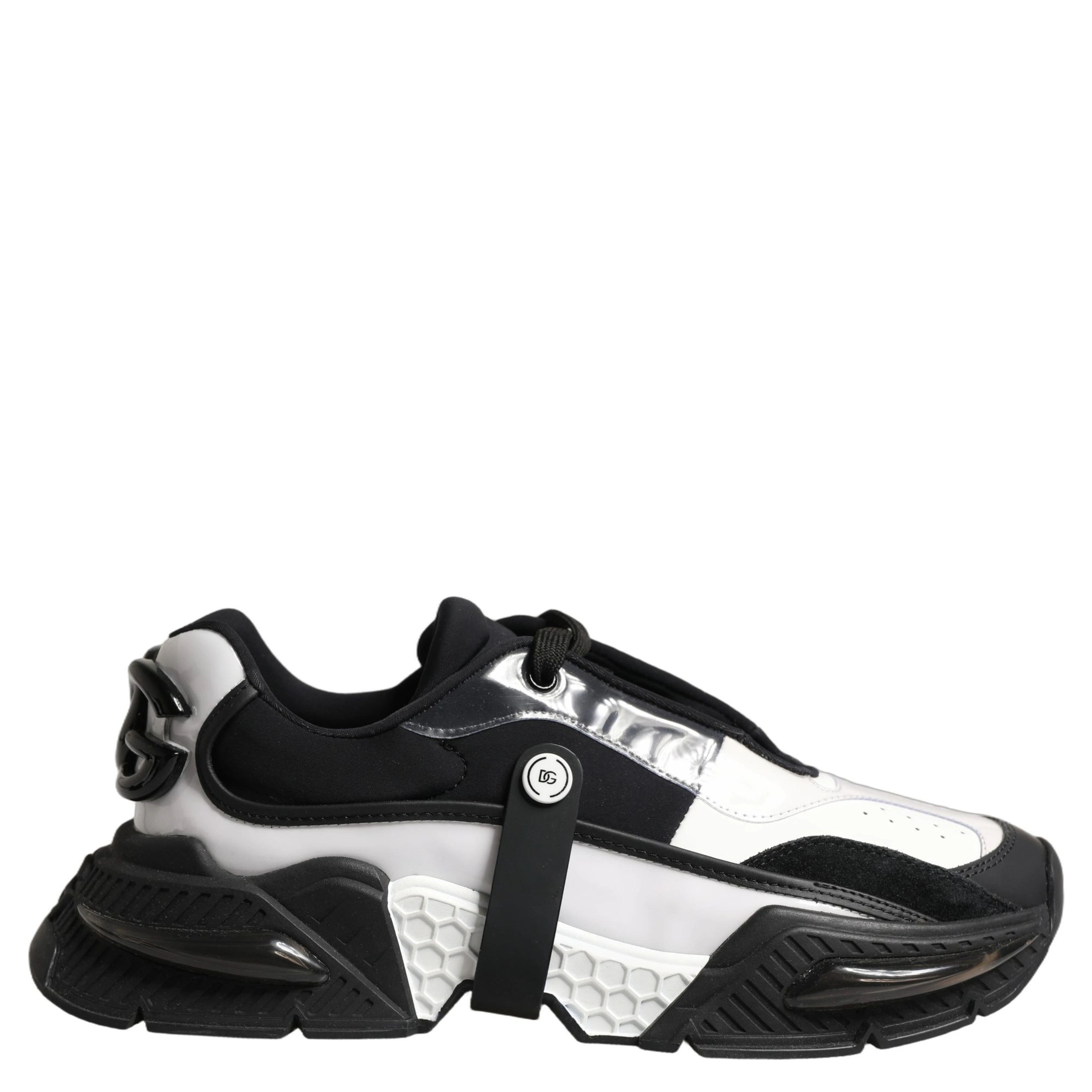 White Black Logo Airmaster Men Sneakers Shoes