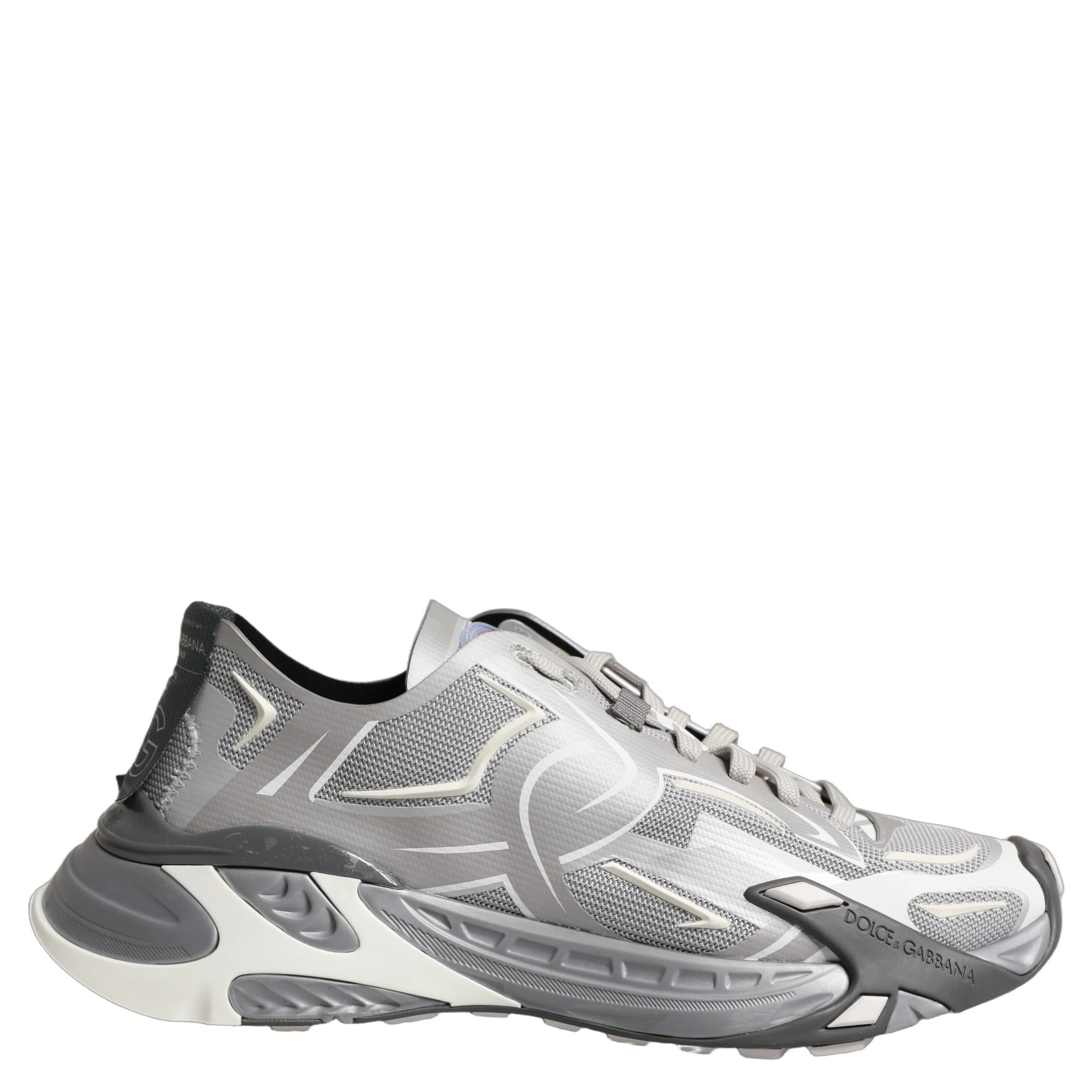 Gray Panelled Low Top Men Sneakers Shoes