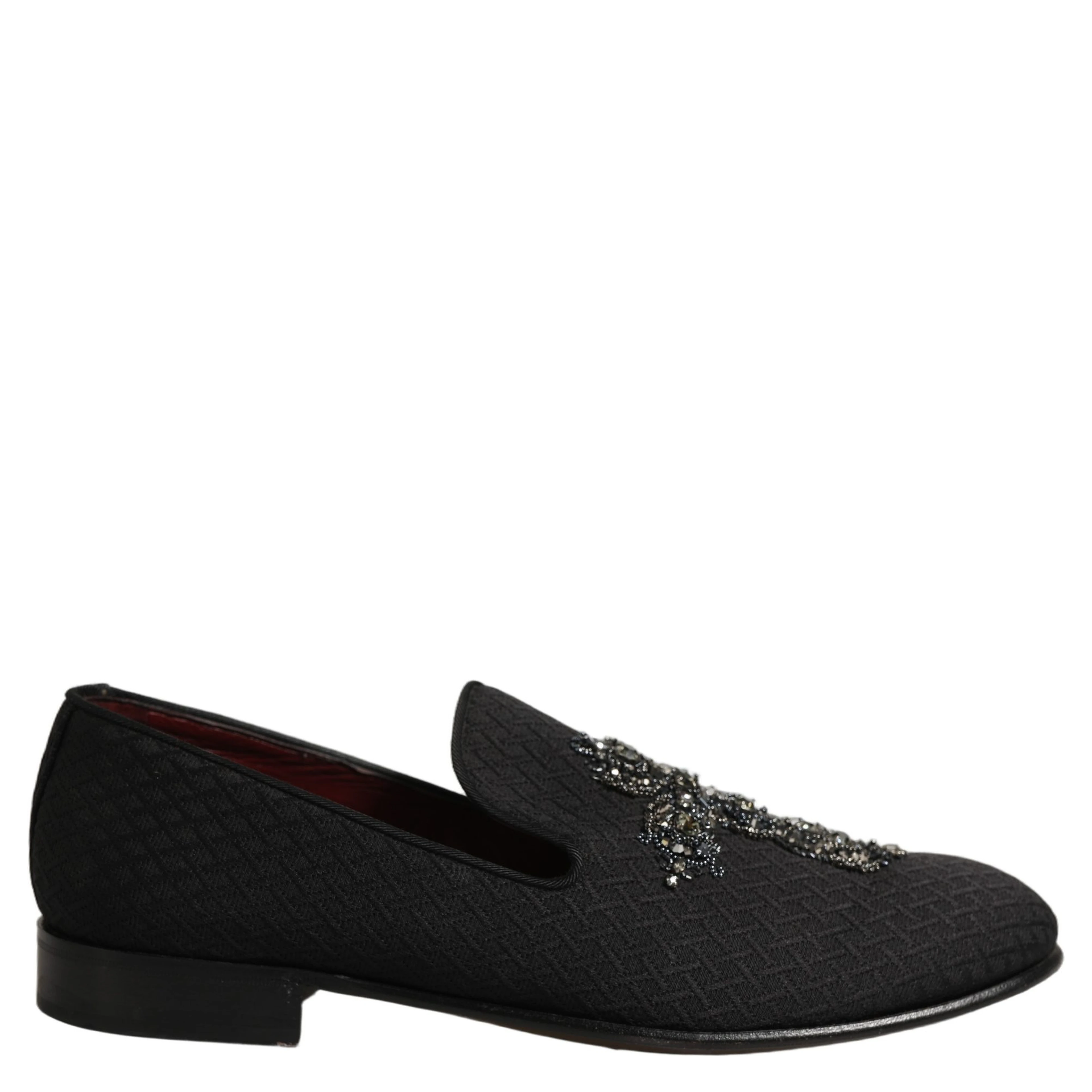 Black Suede Cross Slip On Men Loafers Shoes