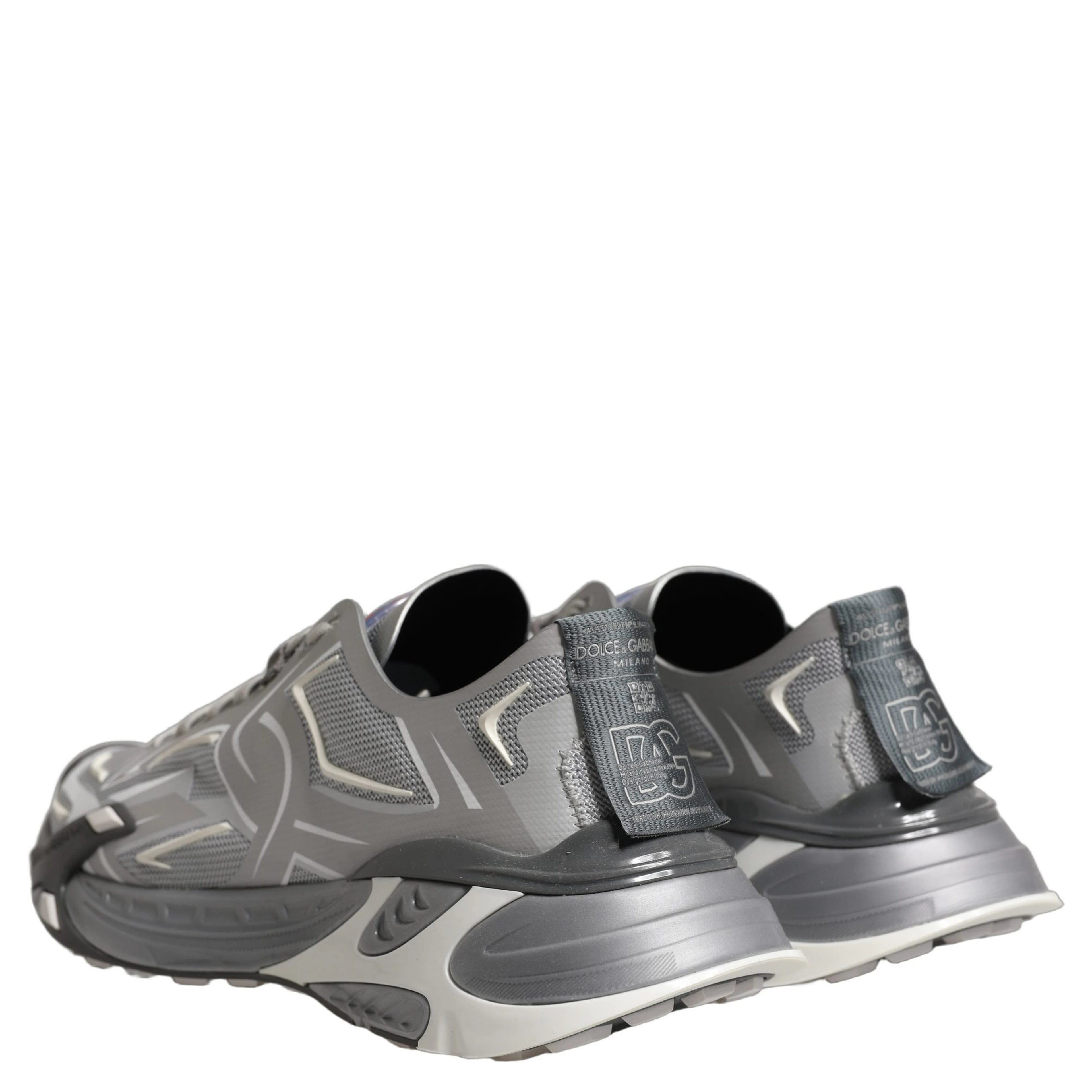 Gray Panelled Low Top Men Sneakers Shoes
