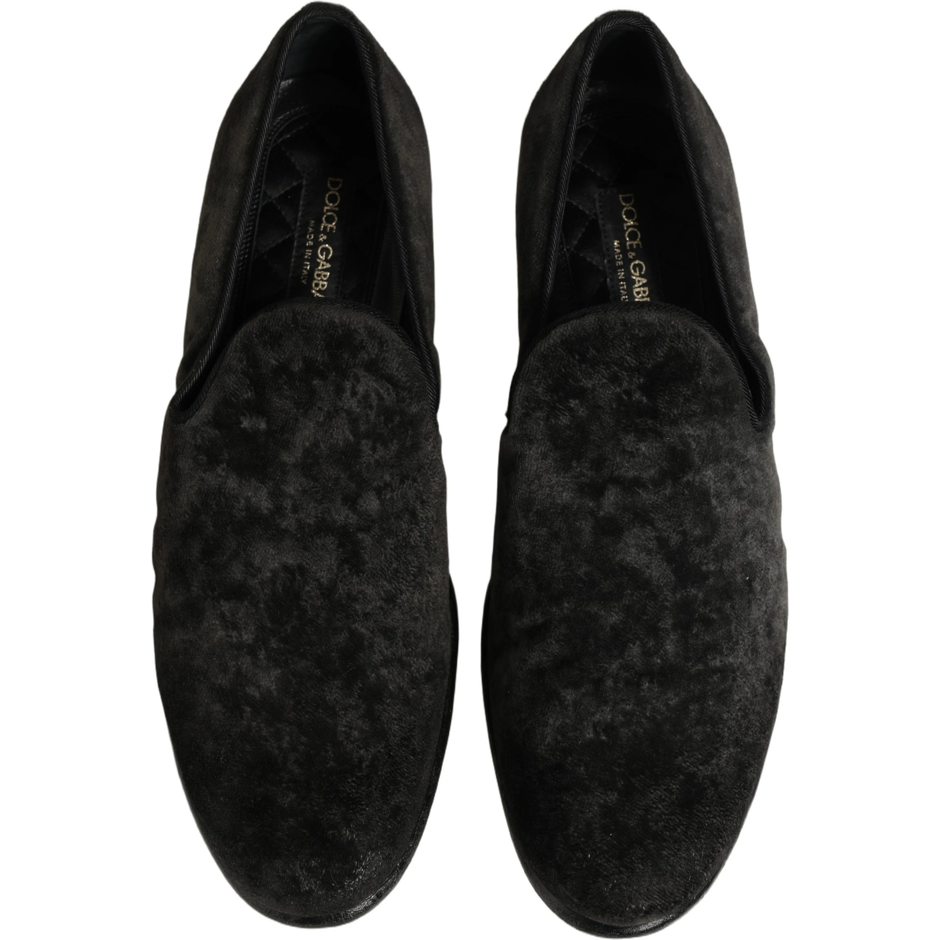 Black Suede Slip On Men Slippers Loafers Shoes