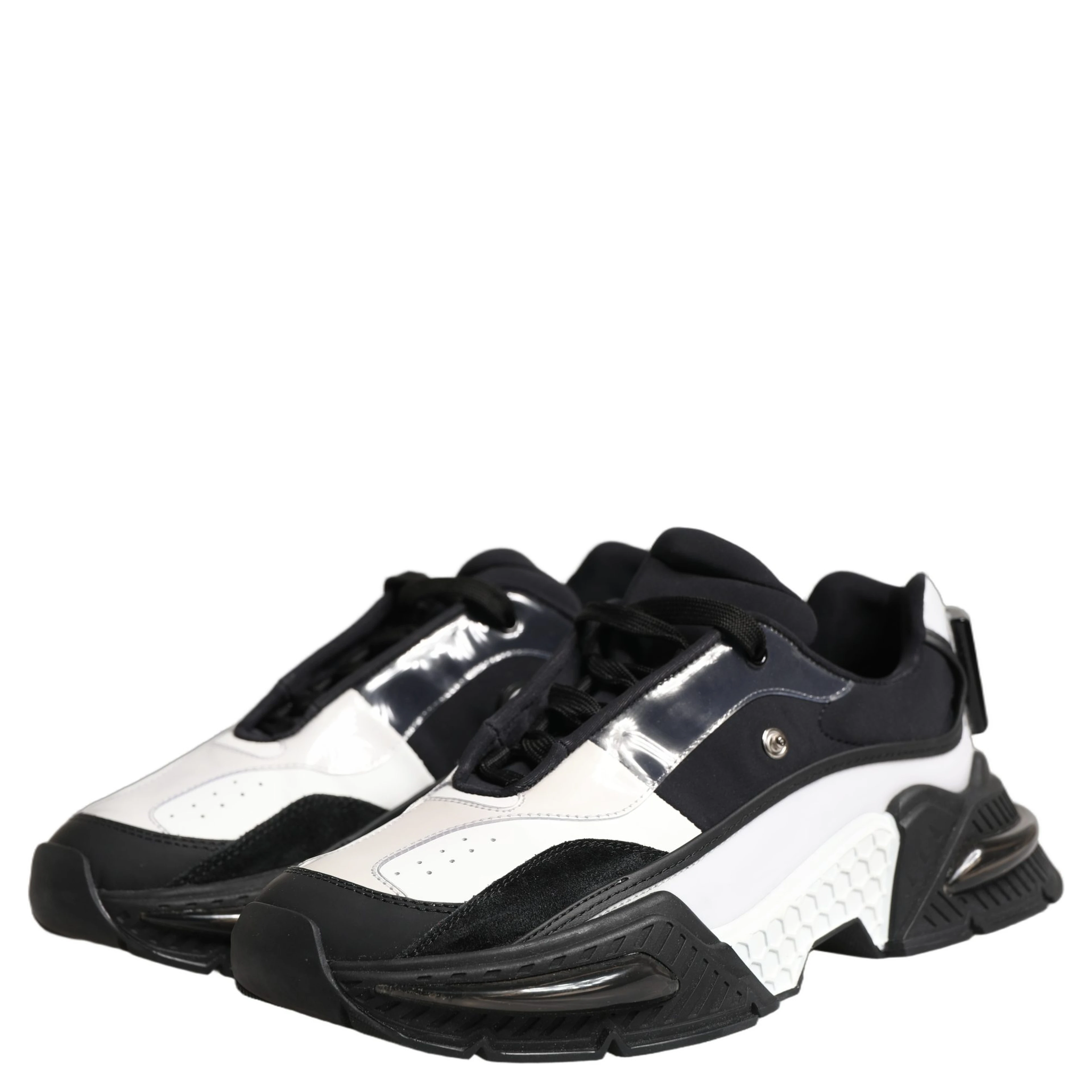 White Black Logo Airmaster Men Sneakers Shoes