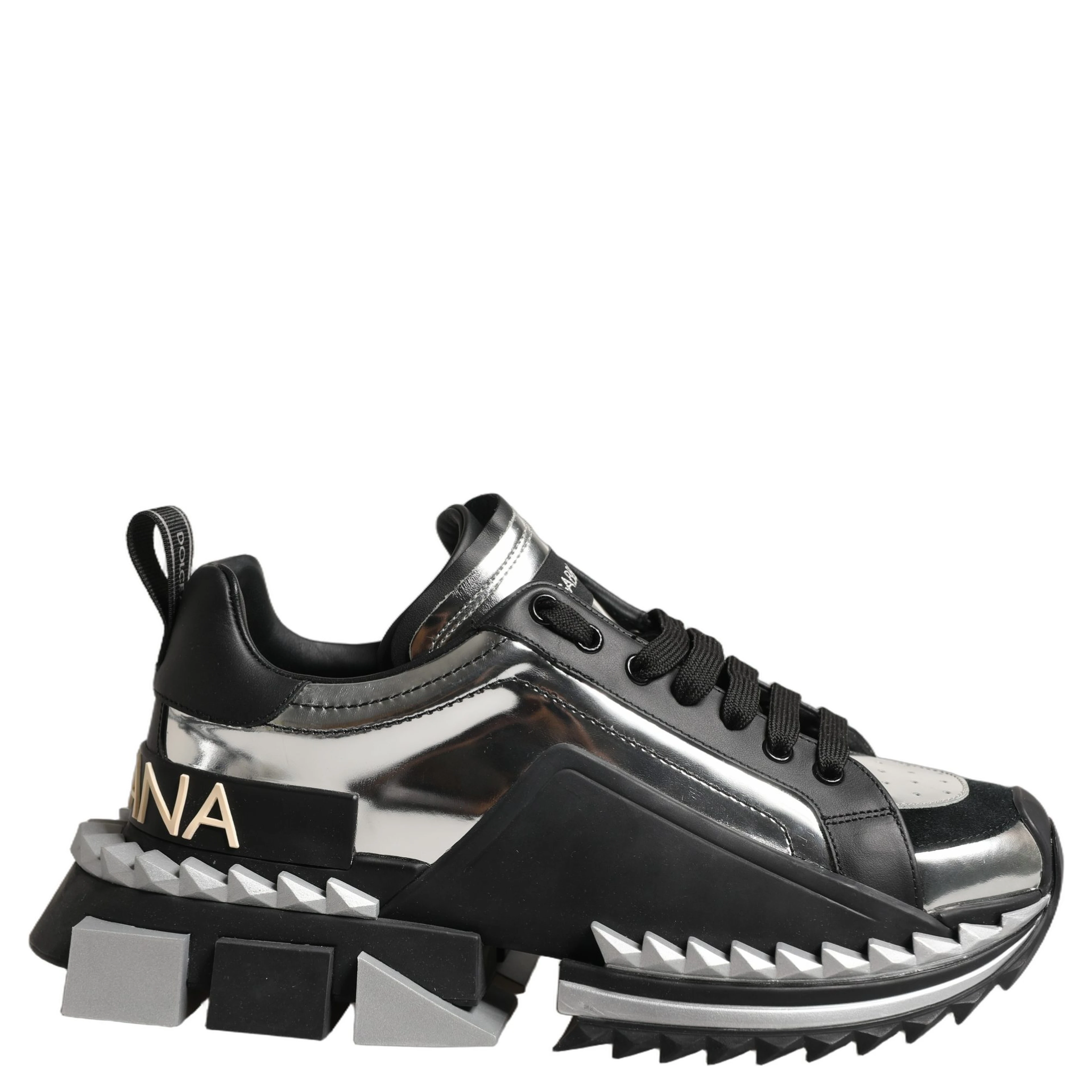 Black Two-Tone Super King Men Sneakers Shoes